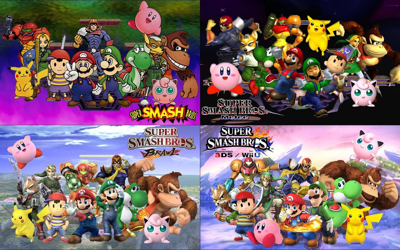 Personaggi Super Smash Bros collage, 1680x1050 HD, Lenovo Legion