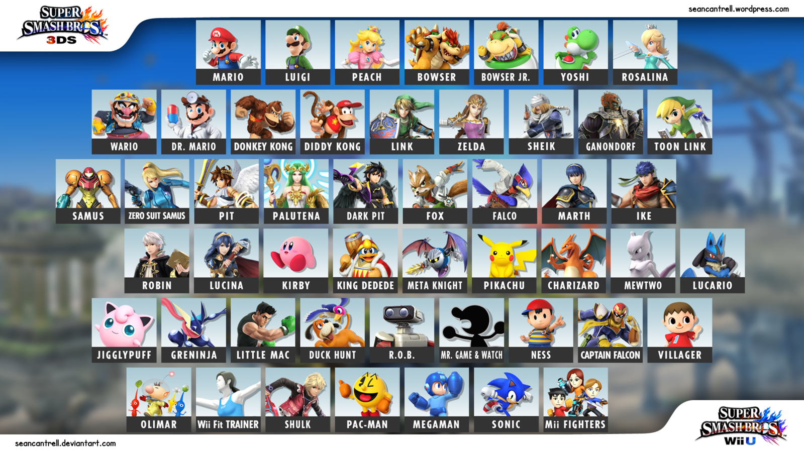 Personaggi Super Smash Bros gruppo, 1024x768 HD, Desktop