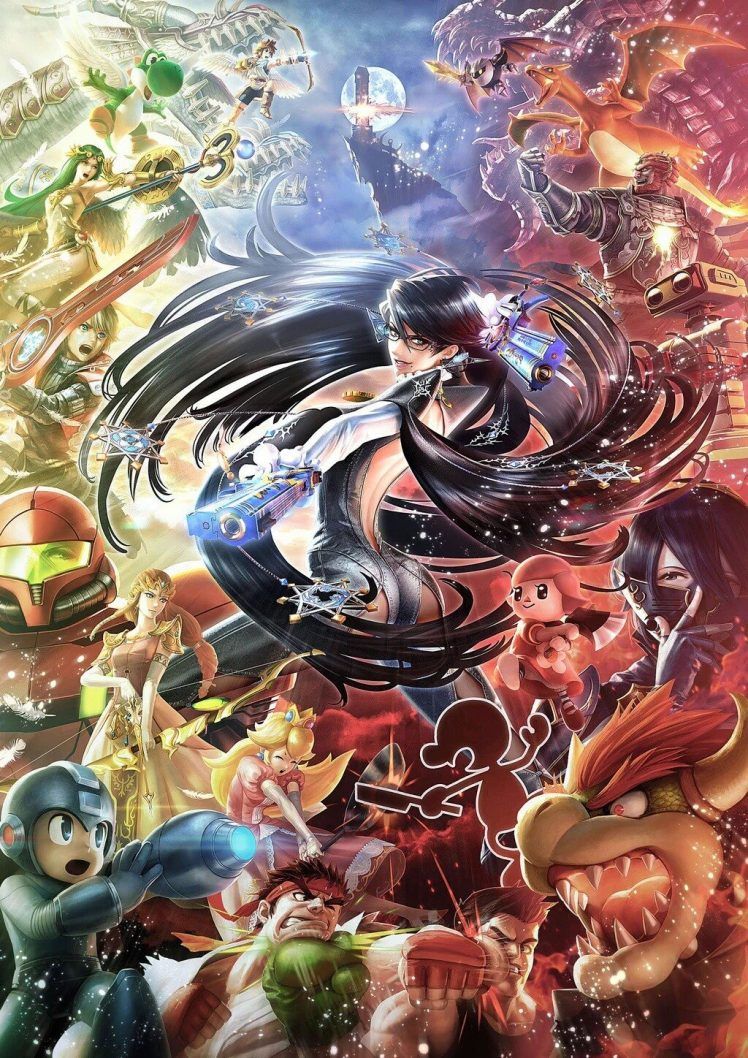 Bayonetta Super Smash Bros personaggi, 748x1058 Full HD Verticale, iPhone