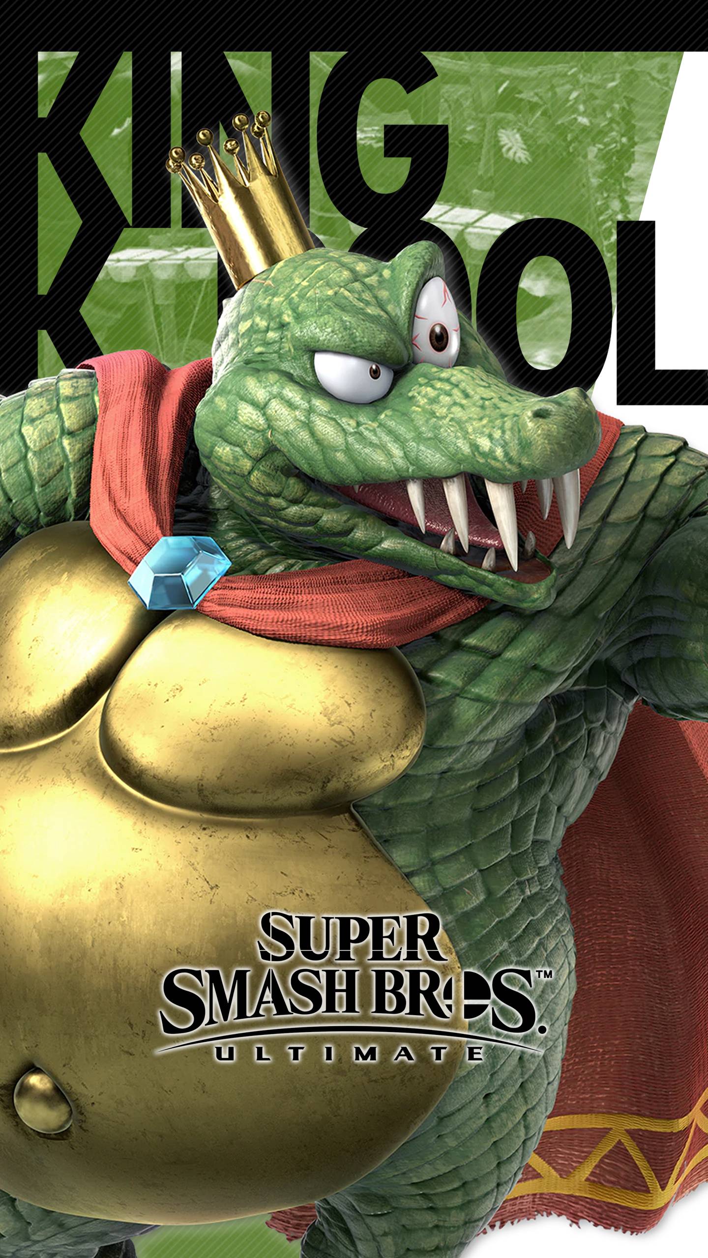 King K. Rool Super Smash Bros, 1440x2560 Verticale, Mobile