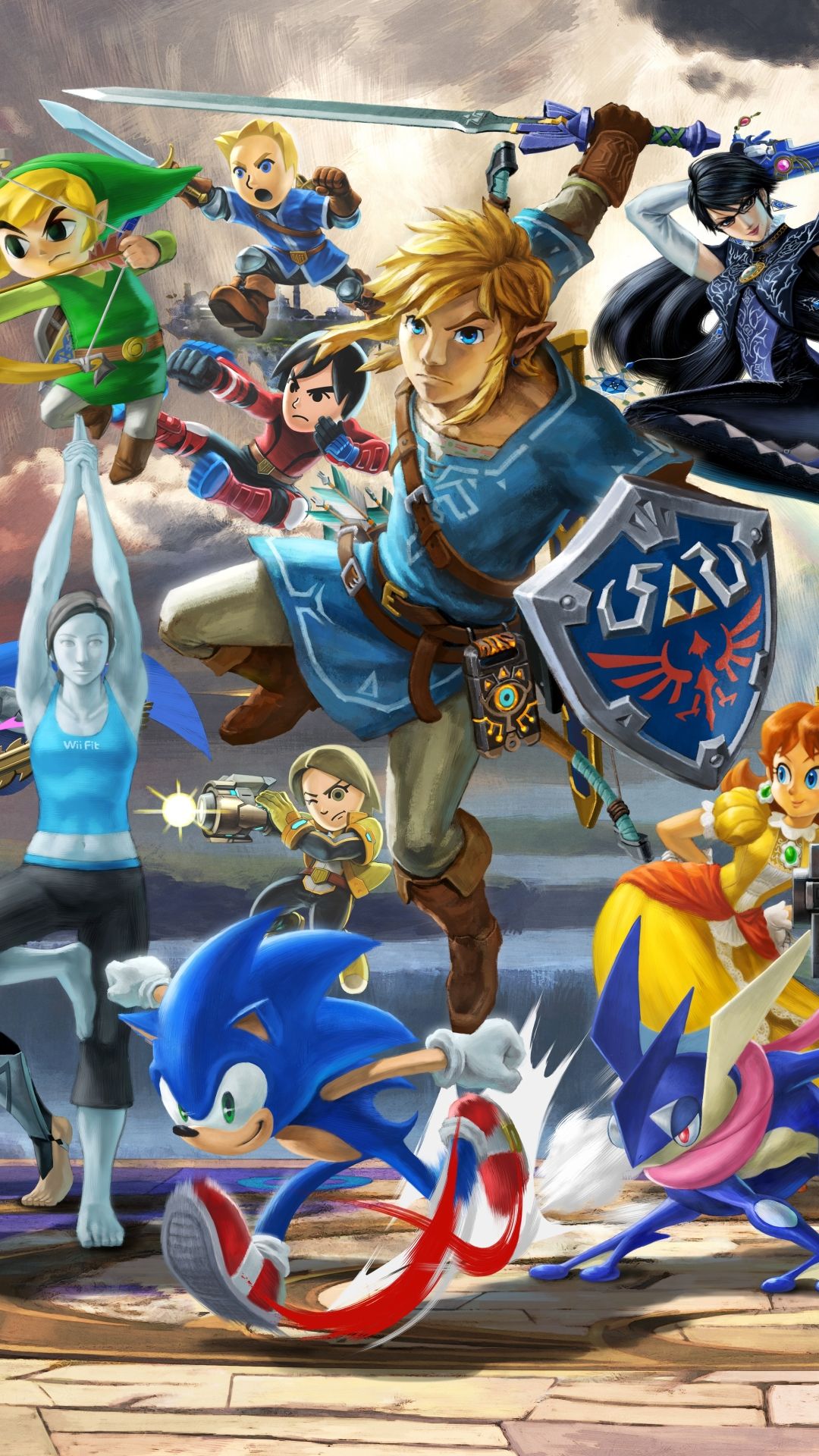 Personaggi Super Smash Bros Ultimate, 1080x1920 Full HD Verticale, Smartphone