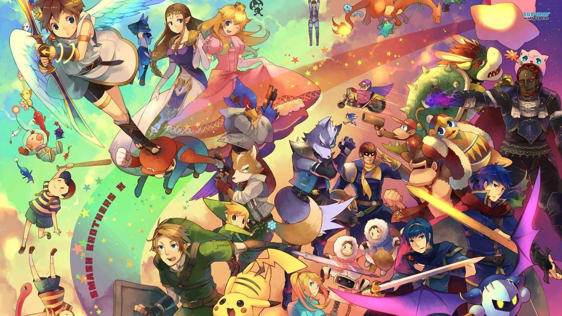 Personaggi Super Smash Bros Ultimate, 1920x1080 Full HD, PC