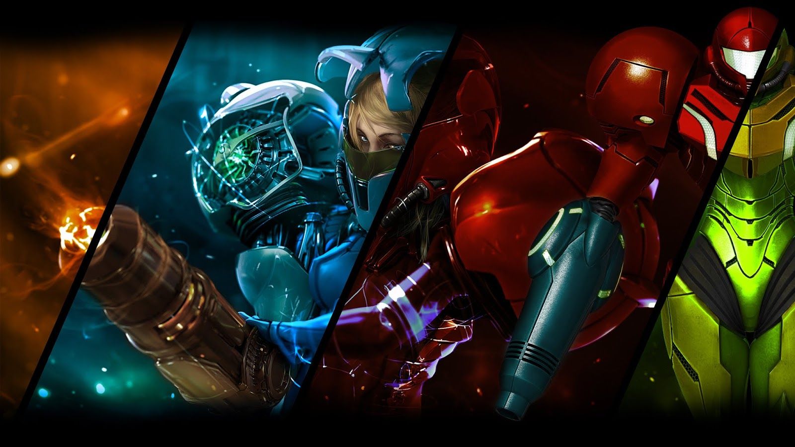 Personaggi Metroid, Samus armature, 1600x900 HD Ready, Laptop