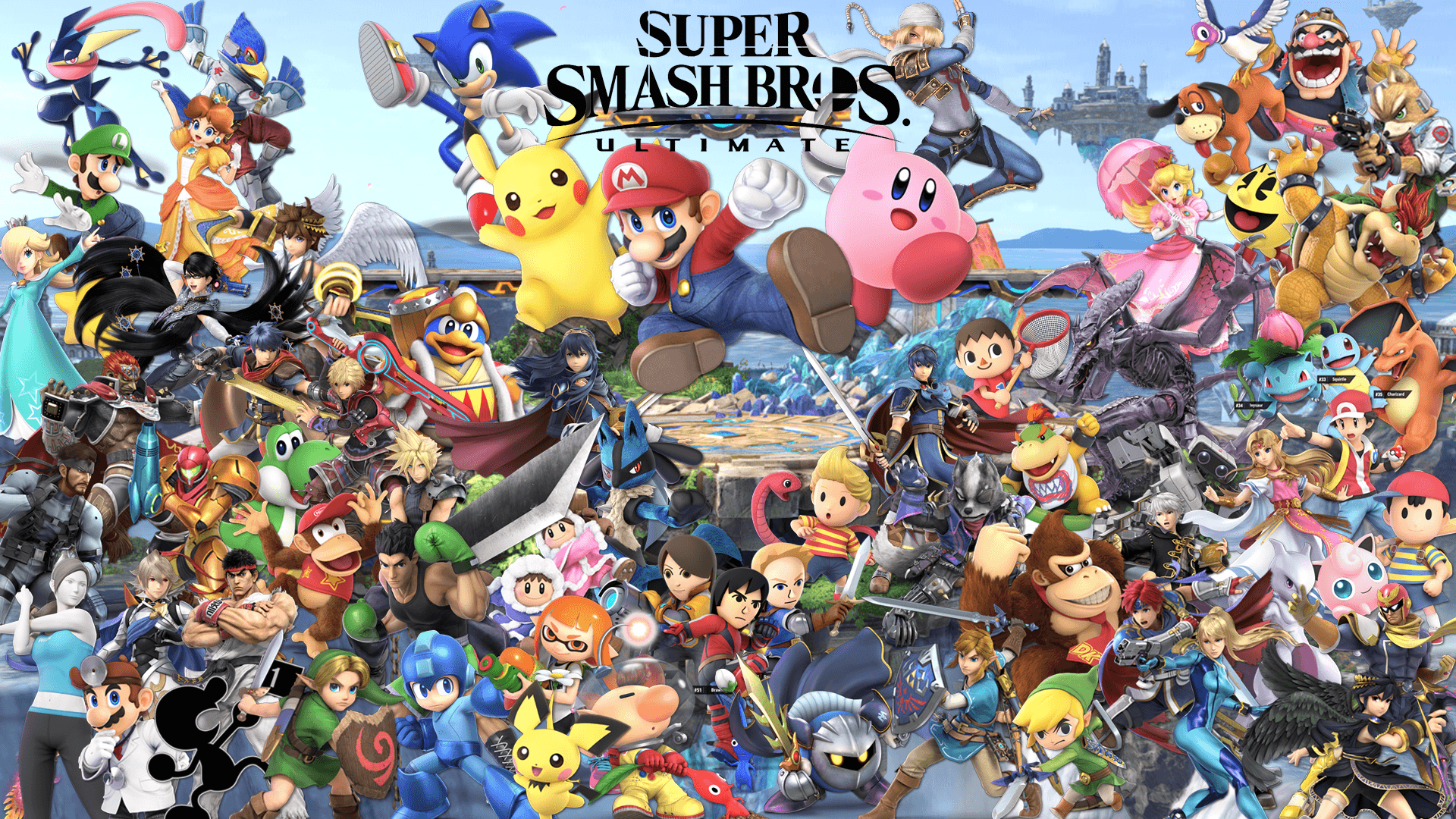 Personaggi Super Smash Bros Ultimate, 1920x1080 1080p, PC