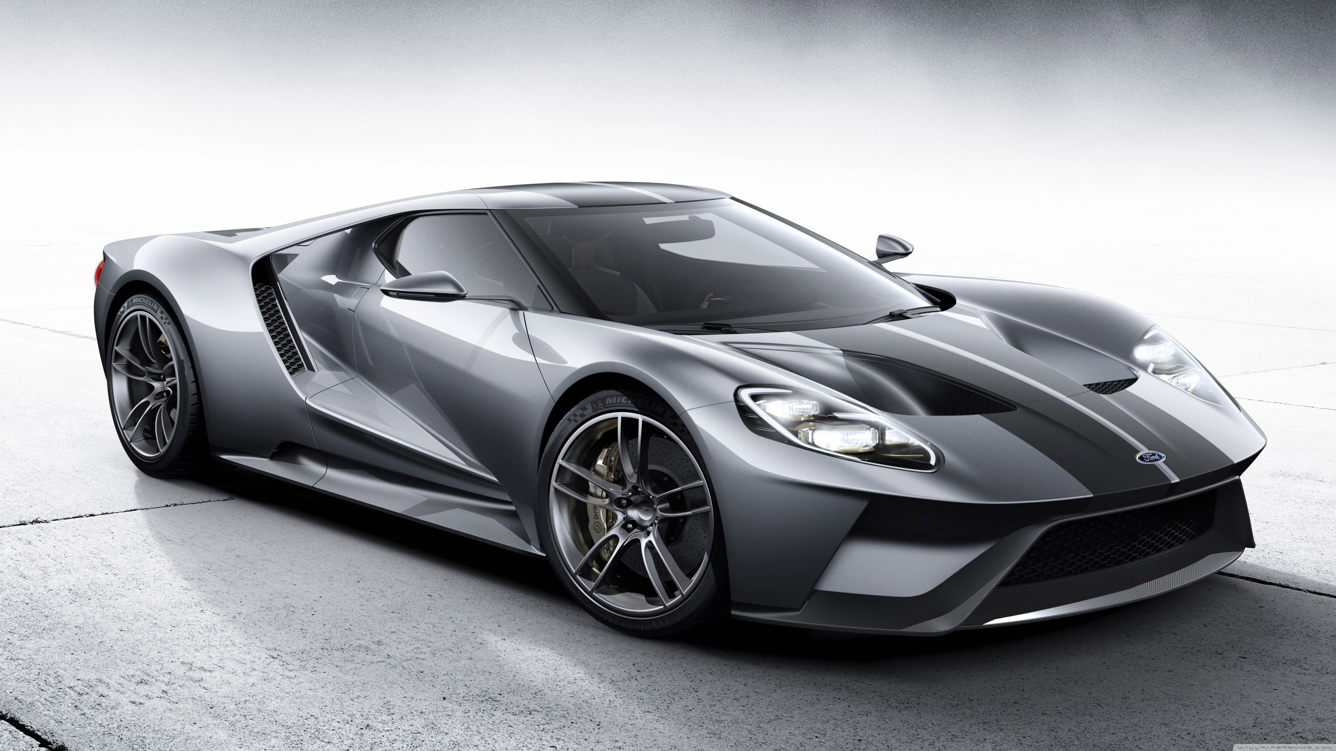 Ford GT grigia supercar, 5120x2880 UHD, PC 4K