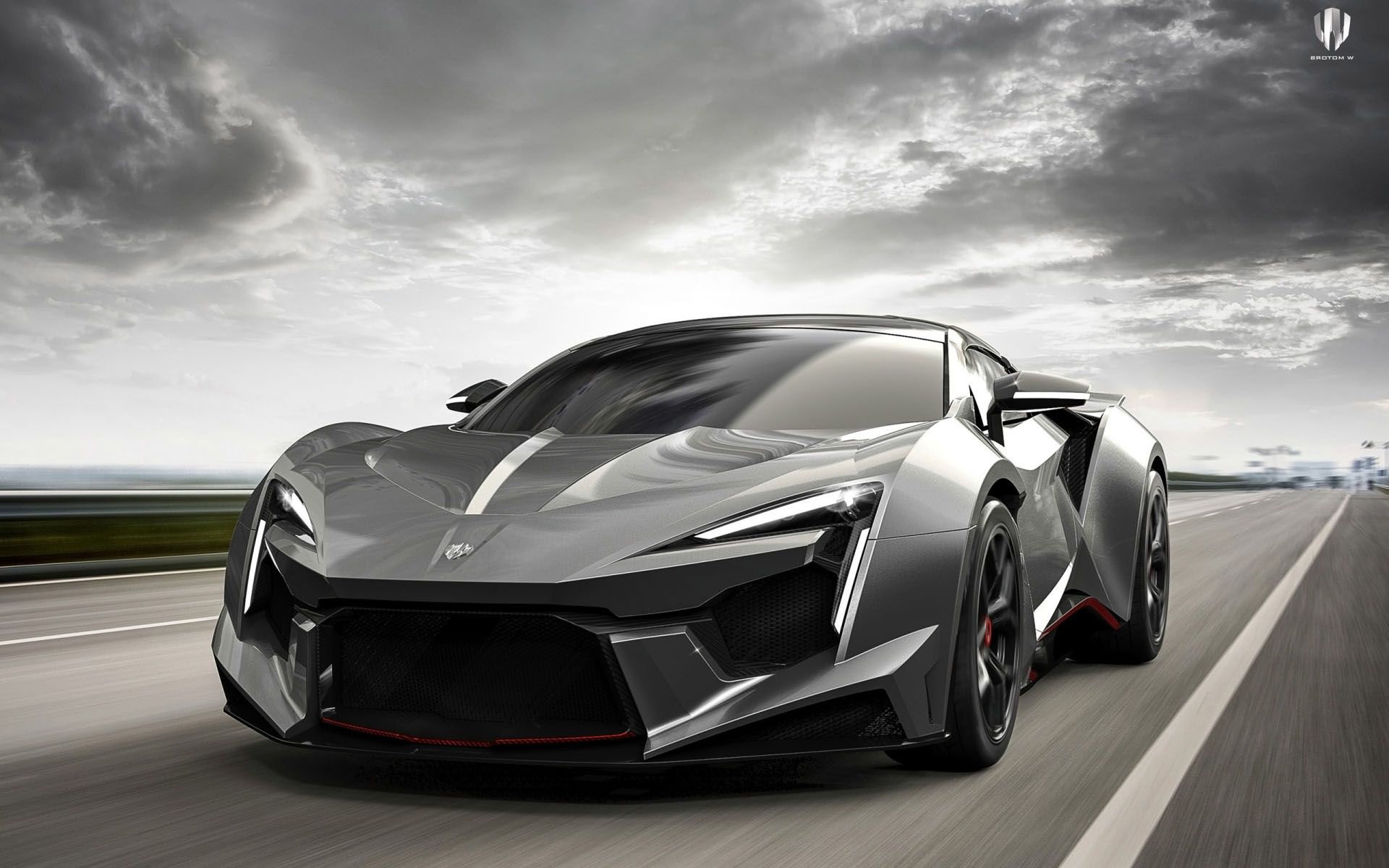 Supercar grigia su strada, 1920x1200 Full HD+ WUXGA, Laptop
