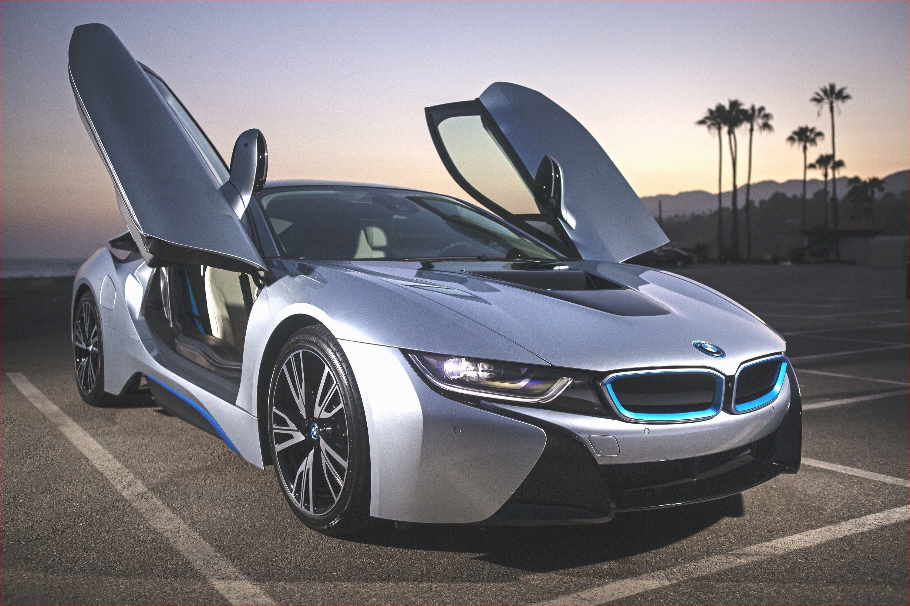 BMW i8 argento portiere aperte, 3000x2000 2K+, Desktop