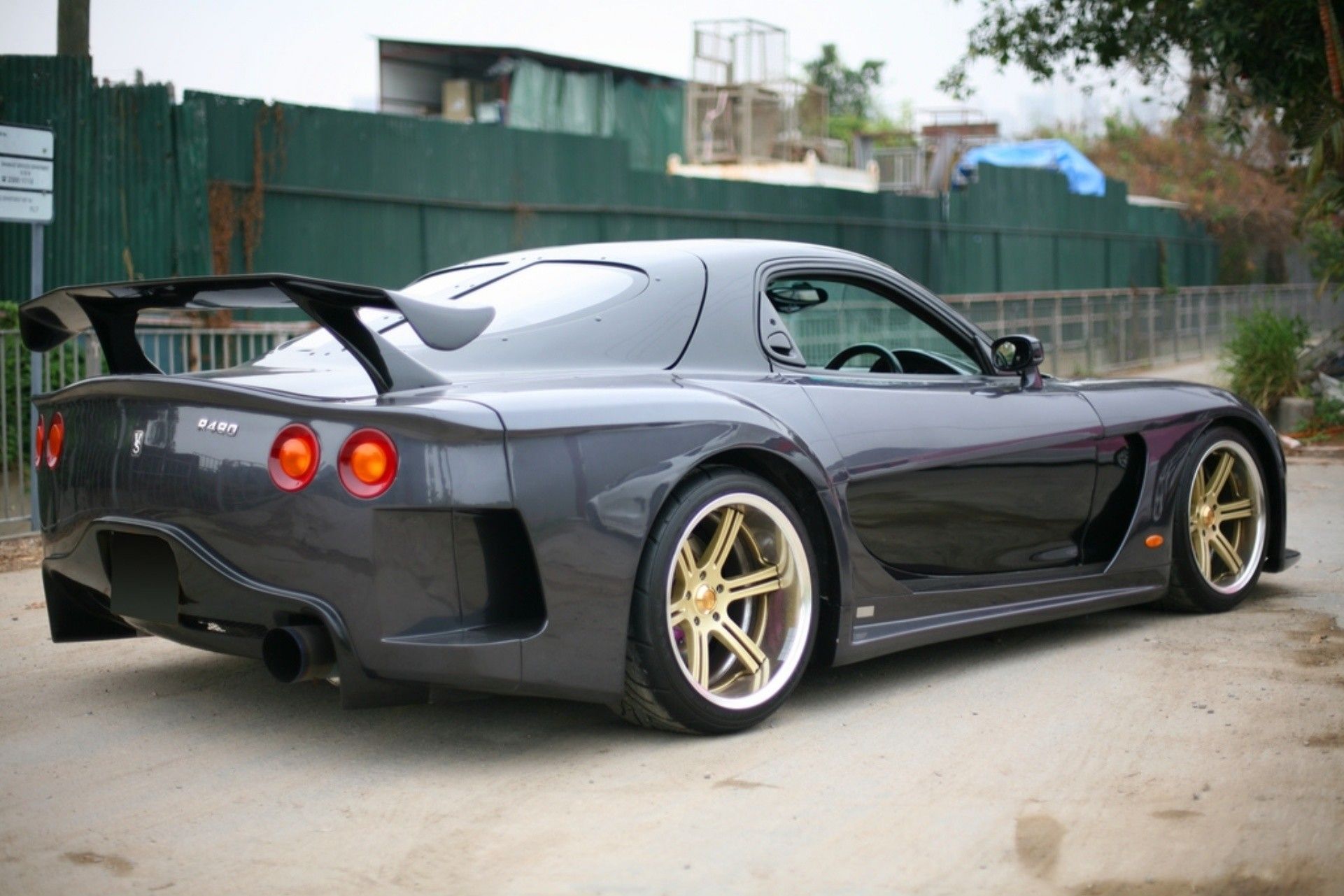 Mazda RX7 grigia modificata, 1921x1281 WUXGA, PC Desktop