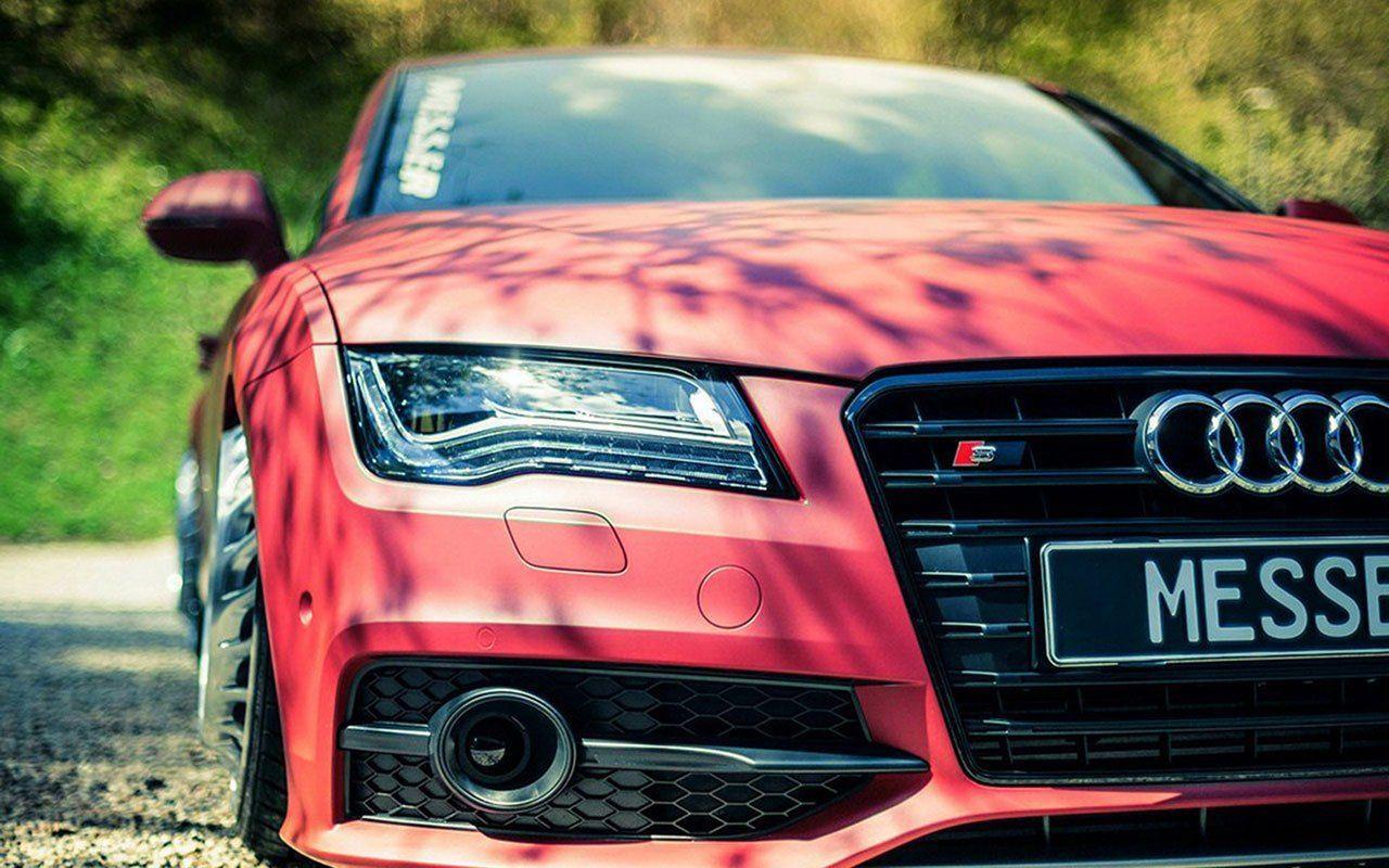 Audi rossa modificata, 1280x800 HD, Desktop