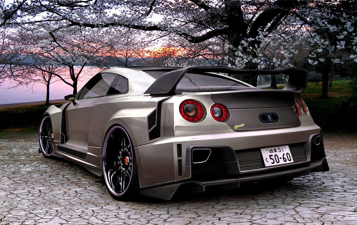 Nissan GTR R35 modificata, 1200x759 HD, Lenovo Legion