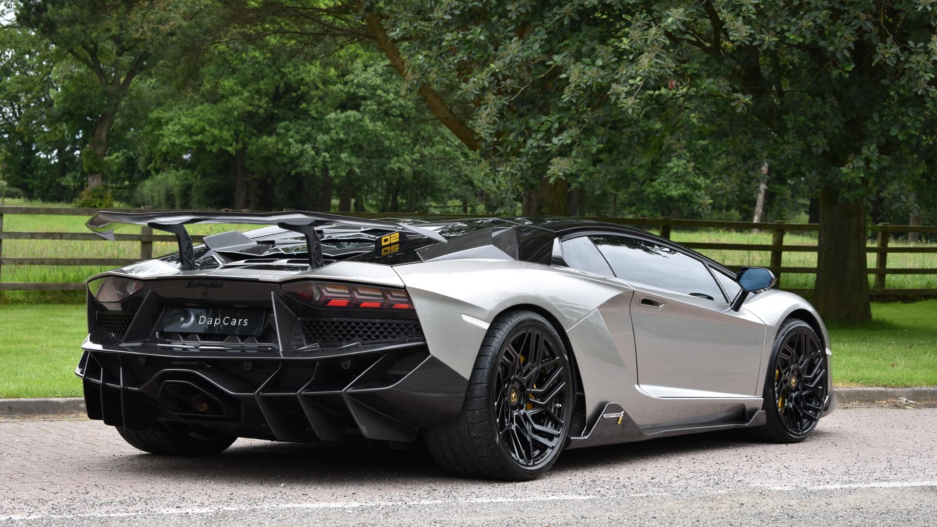 Lamborghini Aventador grigia modificata, 1920x1080 Full HD 1080p, PC