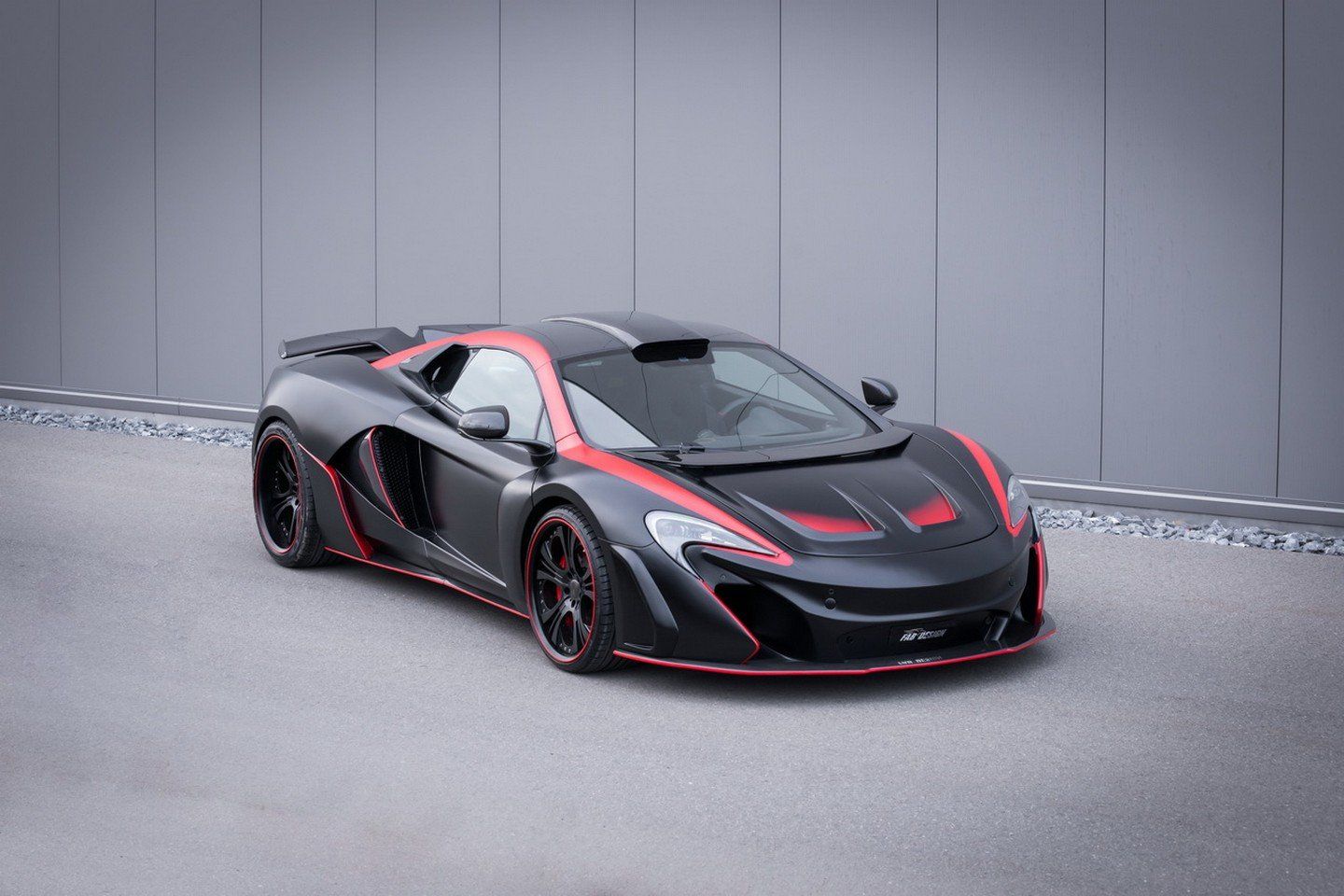 McLaren 650S nera modificata, supercar britannica, 1440x960 HD, Desktop