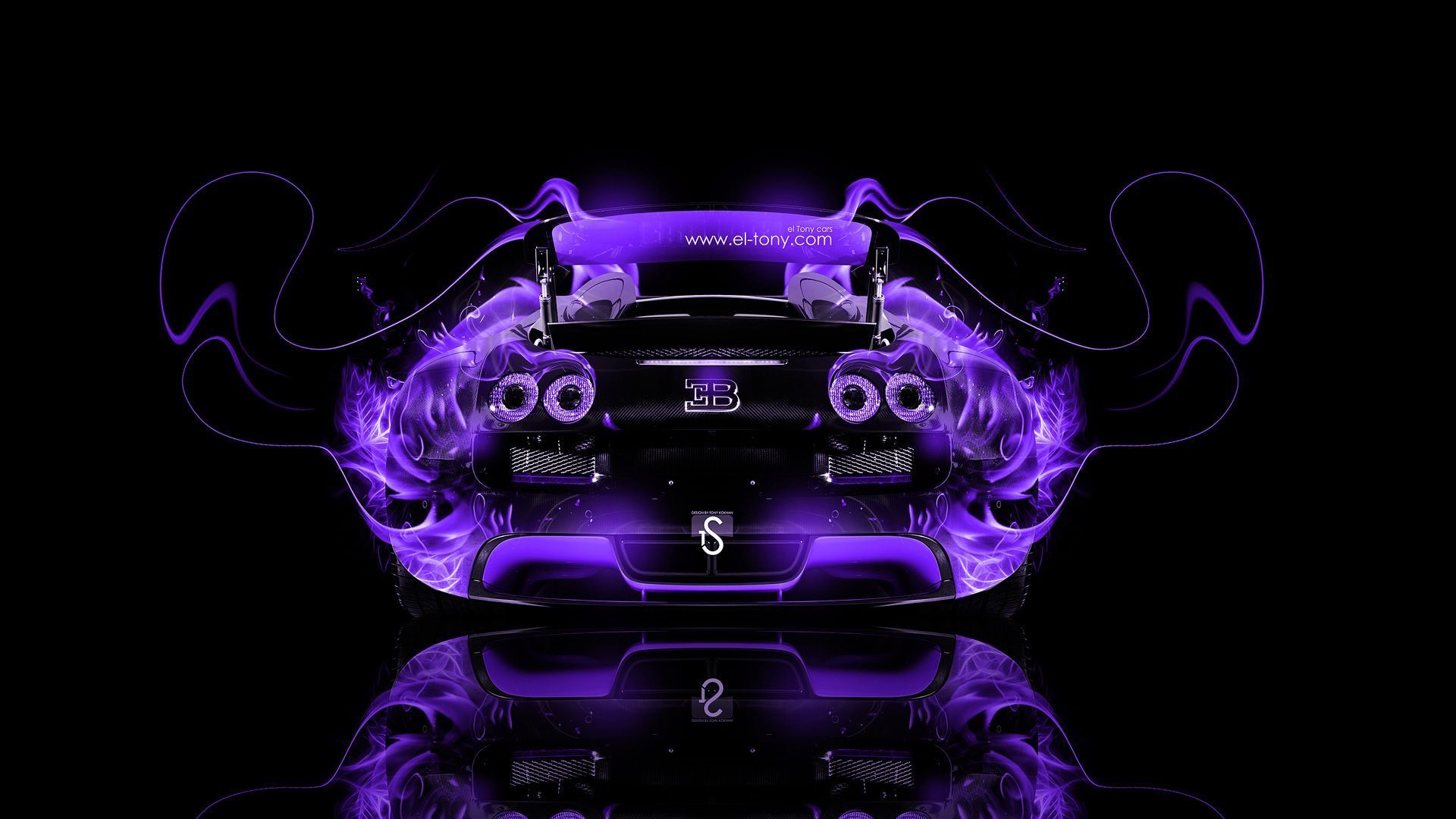 Auto sportiva viola neon, 1920x1080 Full HD 1080p, Laptop