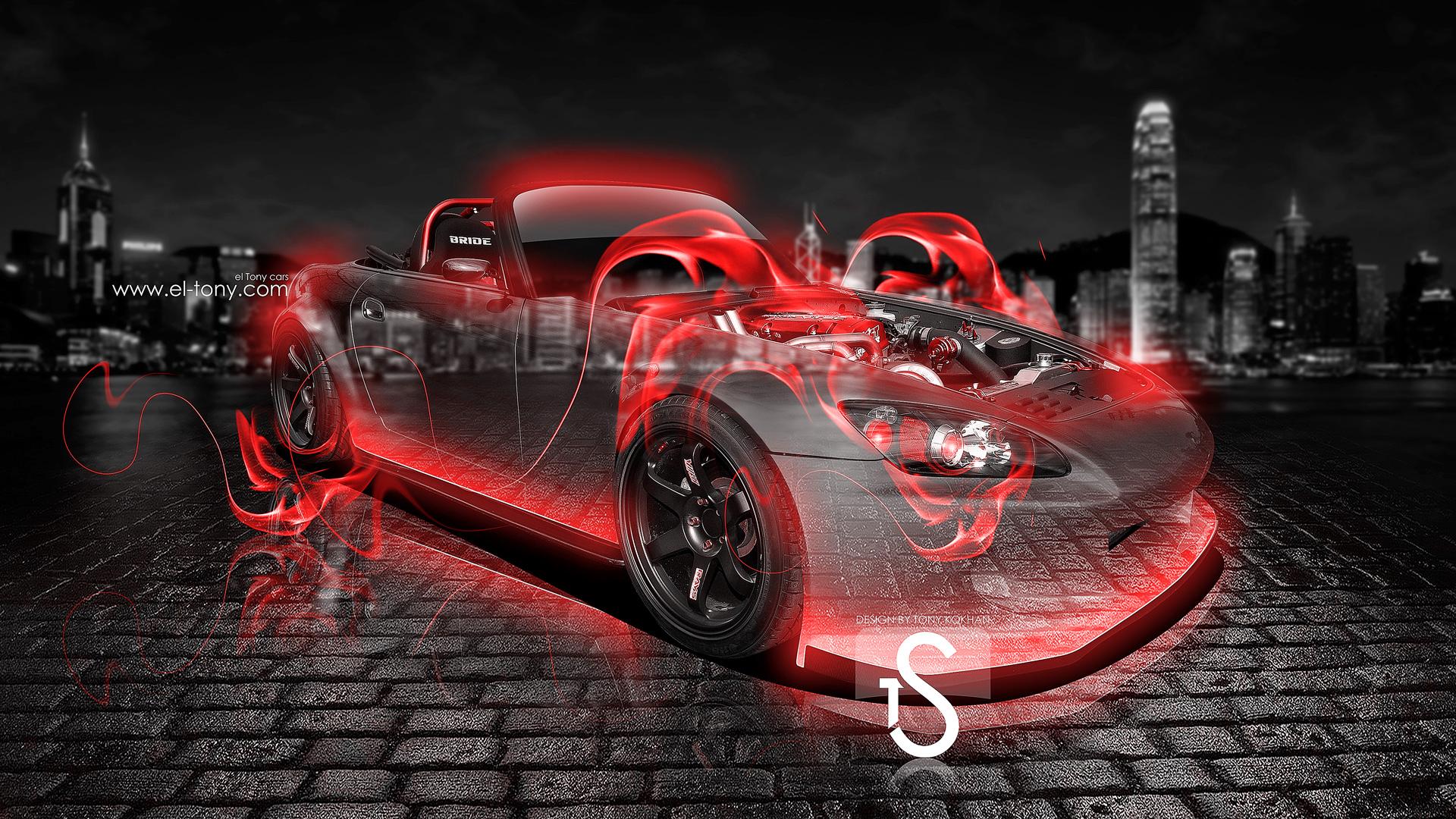 Auto sportiva neon rossa, 1920x1080 1080p, Laptop