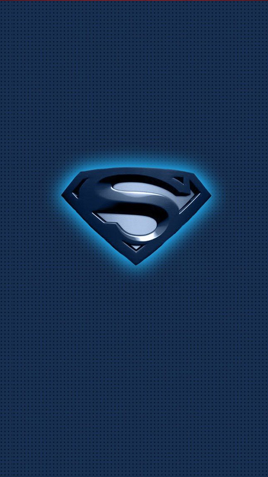 Logo Superman blu, 1080x1920 Verticale, Samsung Galaxy
