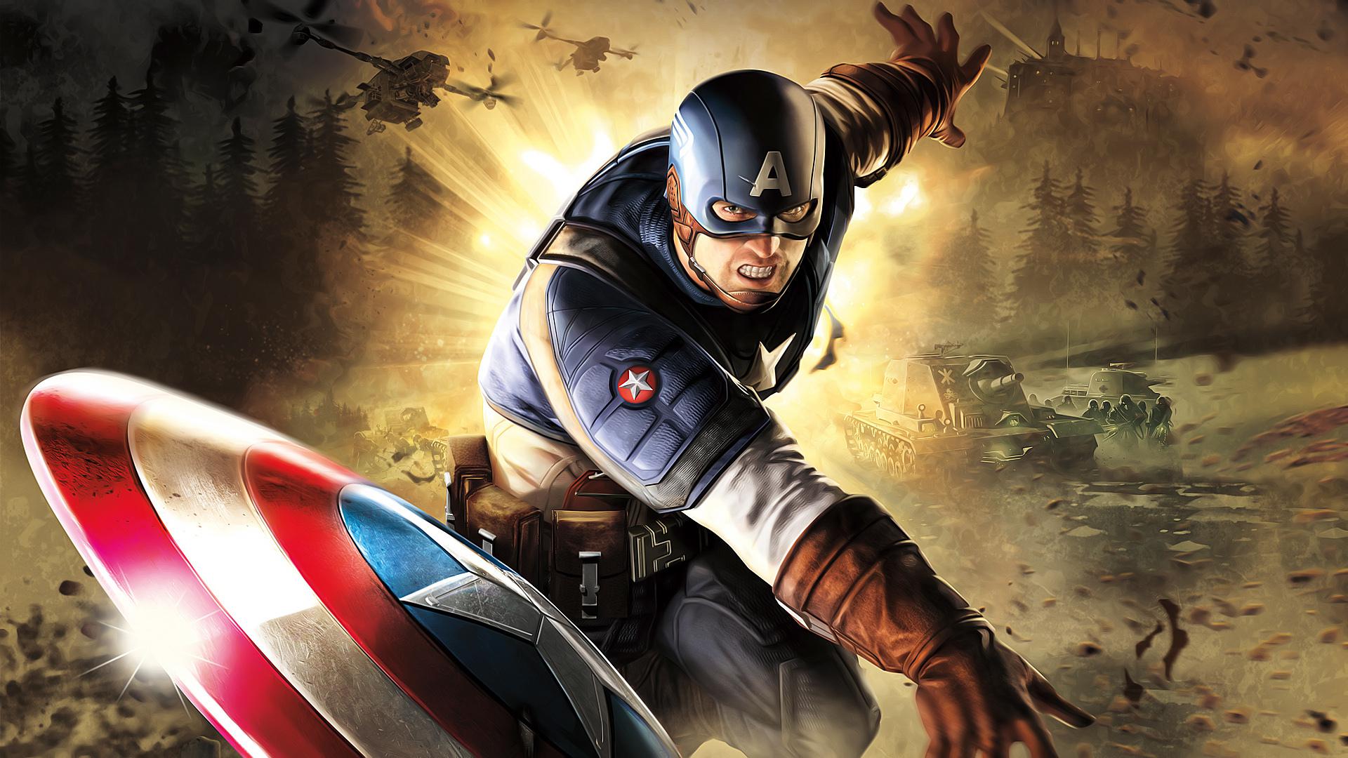 Captain America con scudo, Steve Rogers, 1920x1080 1080p, Desktop