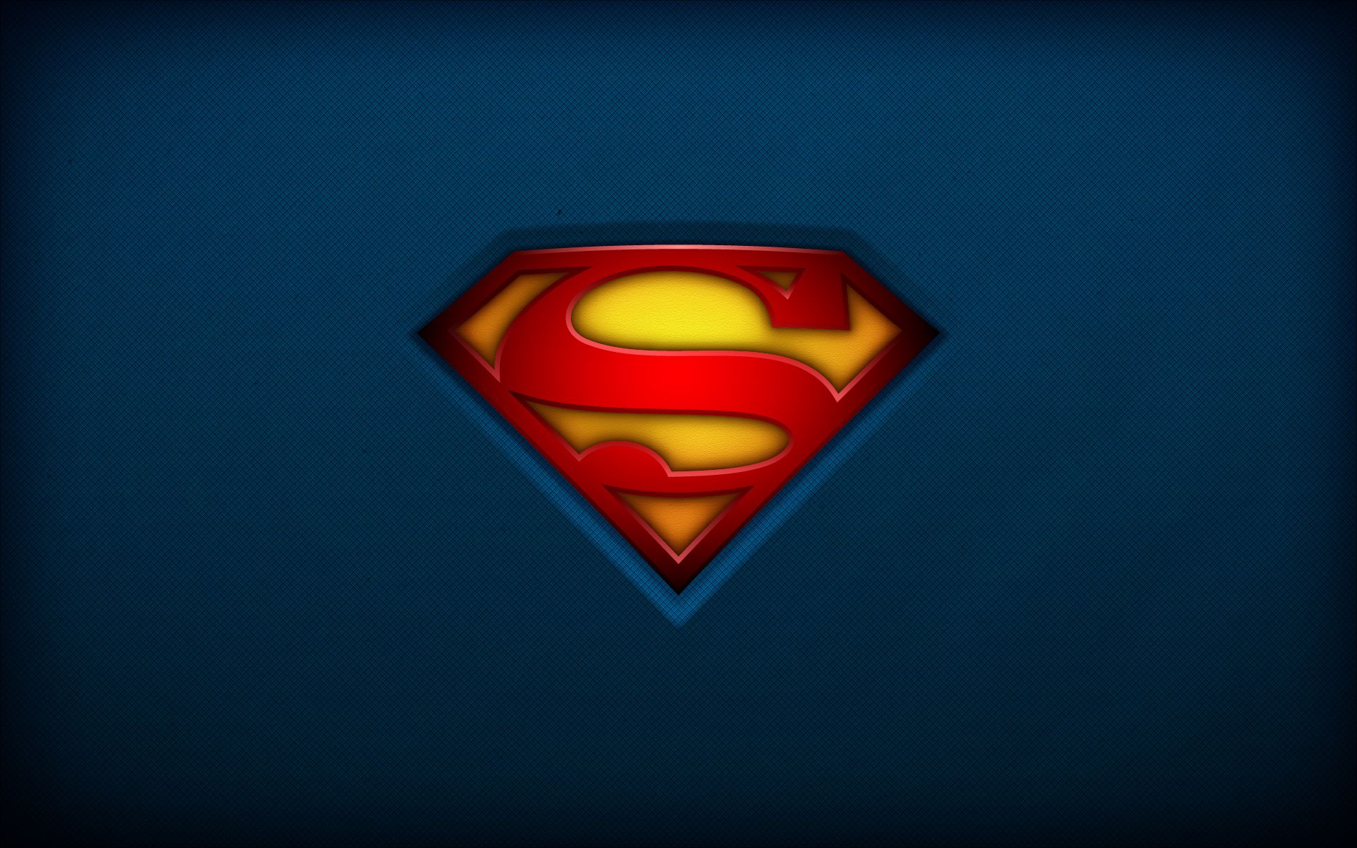 Logo Superman su blu, 1920x1200 WUXGA, Desktop