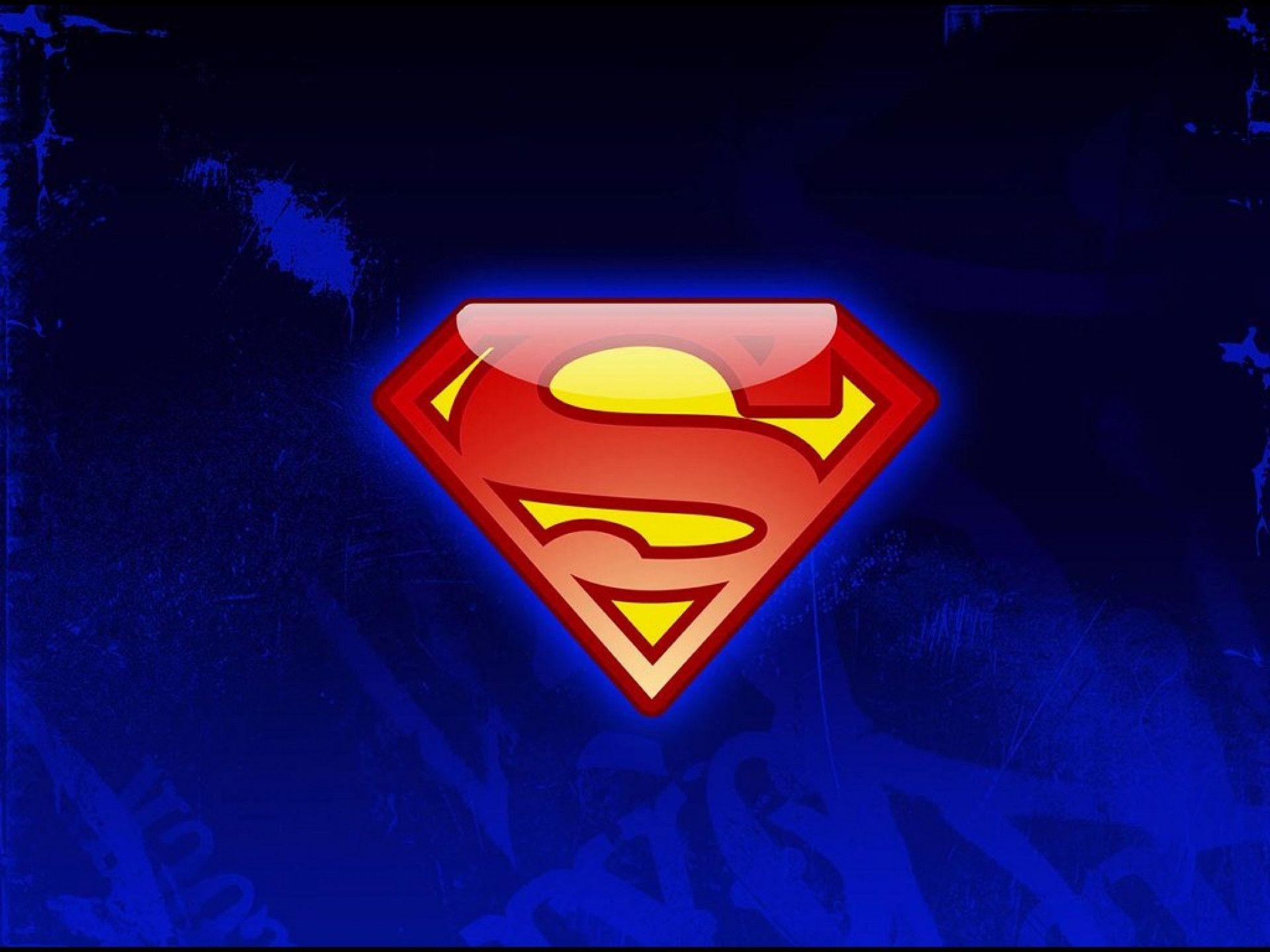Logo Superman rosso giallo, 1920x1440 Full HD+, Desktop