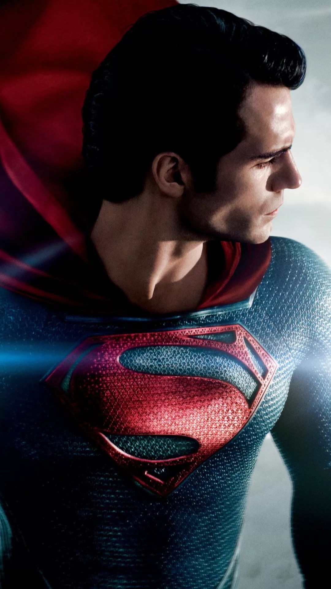 Superman con mantello rosso, 1080x1920 Full HD Verticale, iPhone