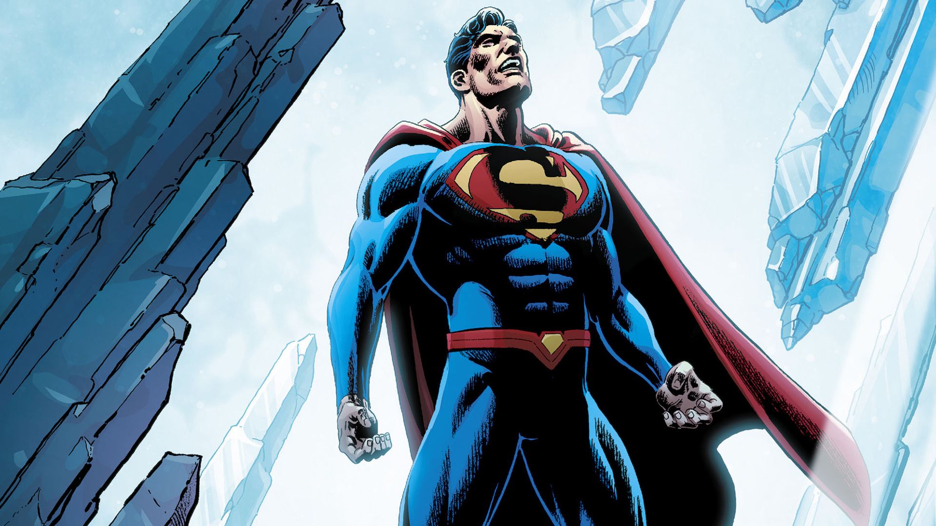 Superman fortezza cristalli ghiaccio, 1920x1080 1080p, Laptop