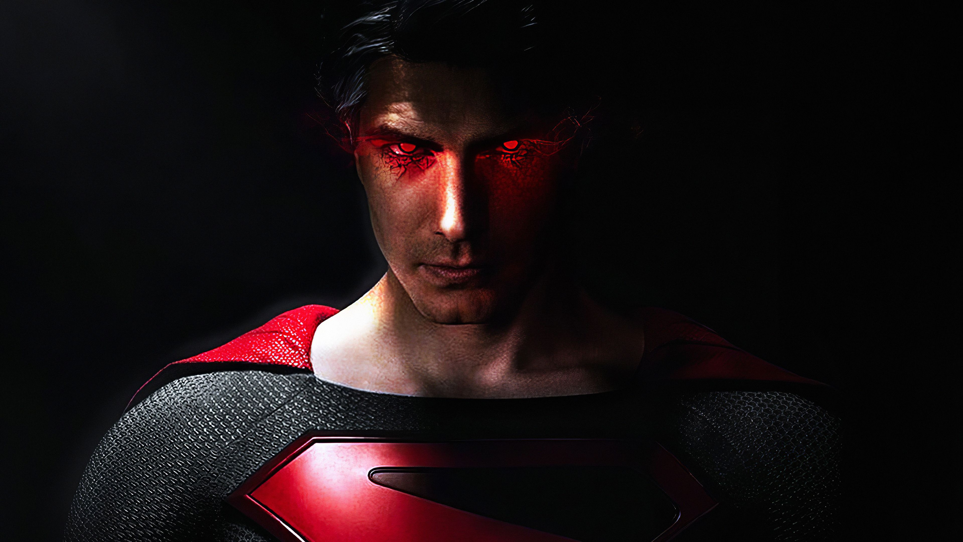 Superman occhi rossi laser, 3840x2160 UHD, PC 4K