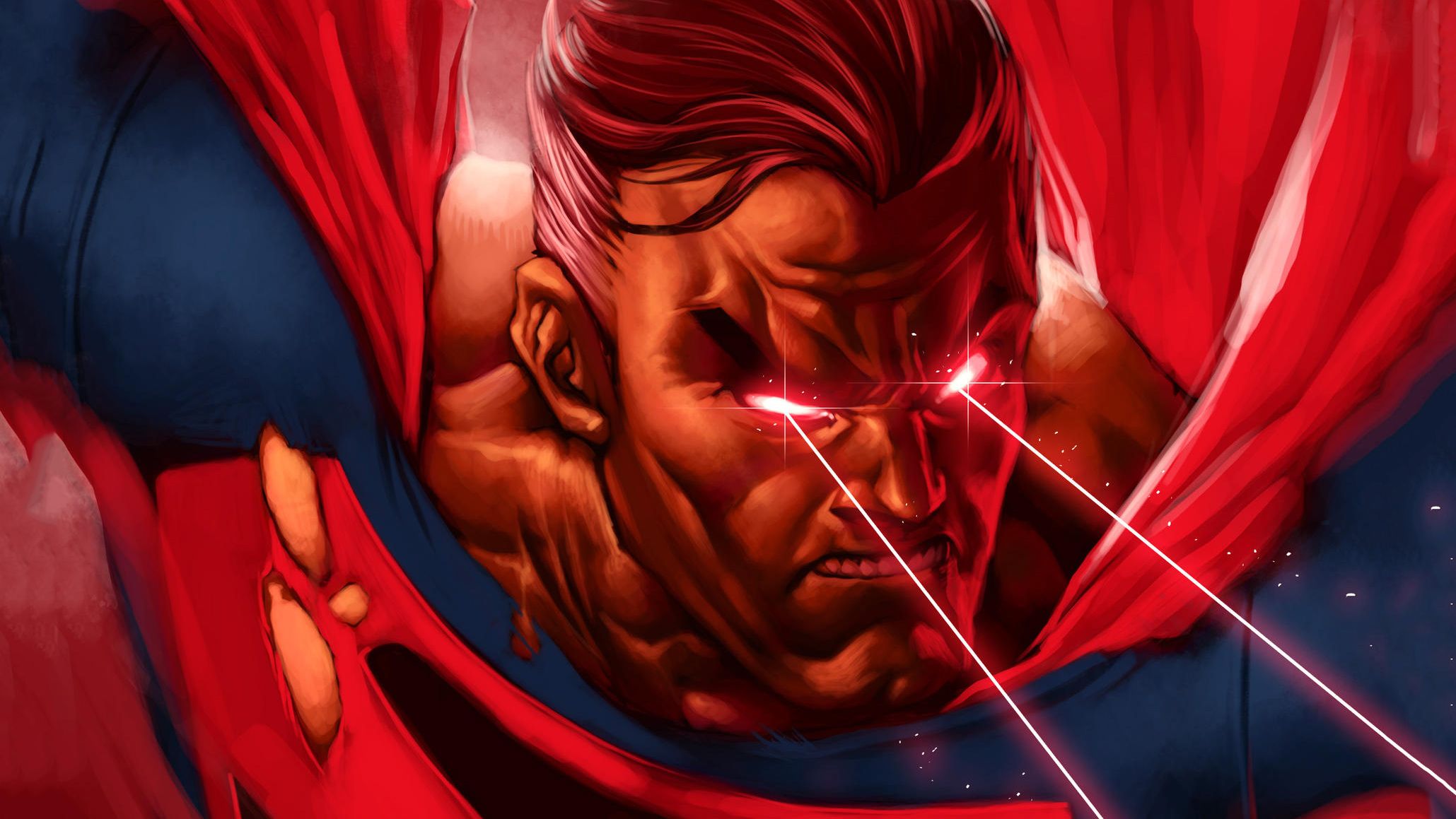 Superman occhi laser rossi, 2059x1159 Hi-Res, PC Desktop