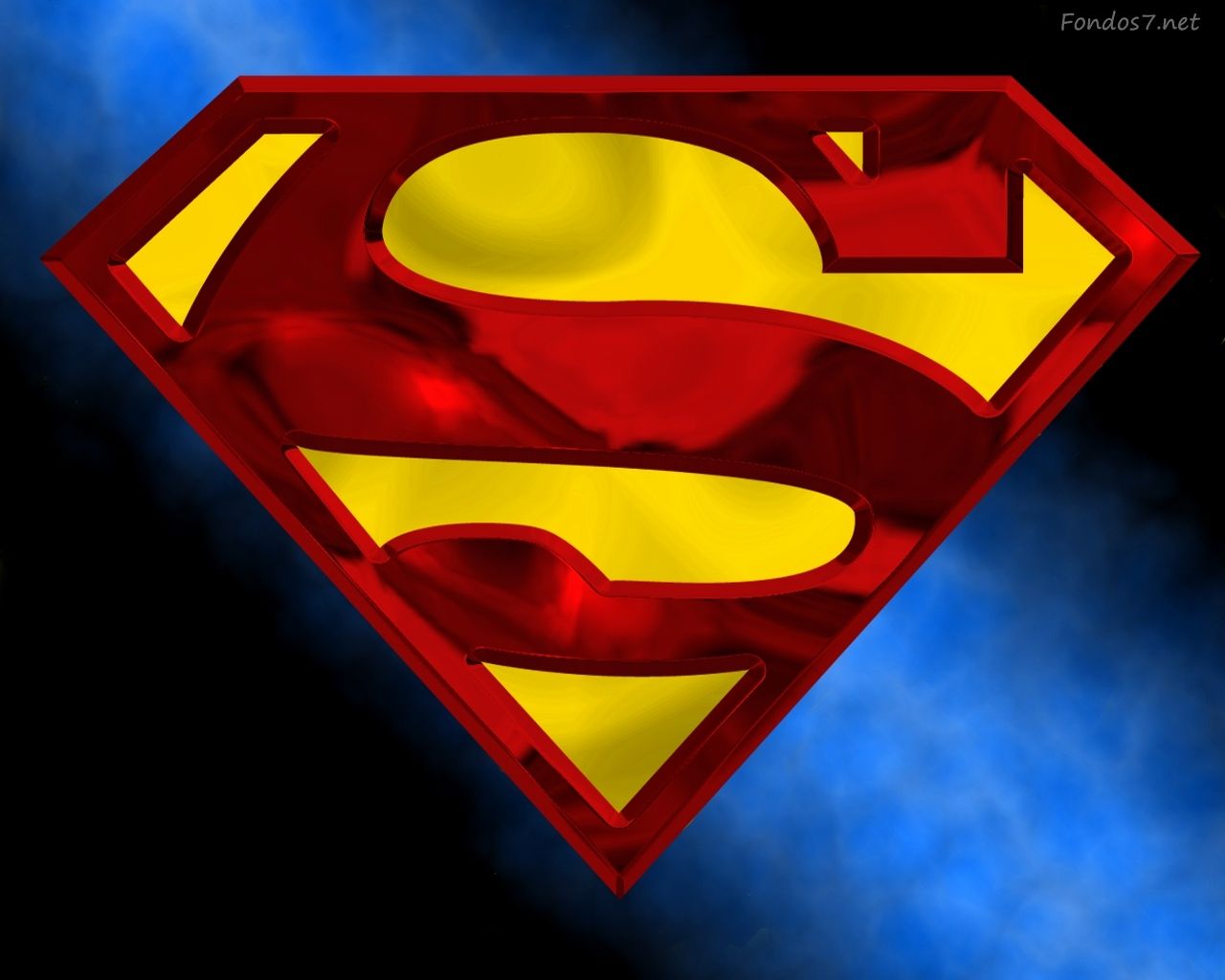 Logo Superman rosso giallo, 1280x1024 HD, Desktop