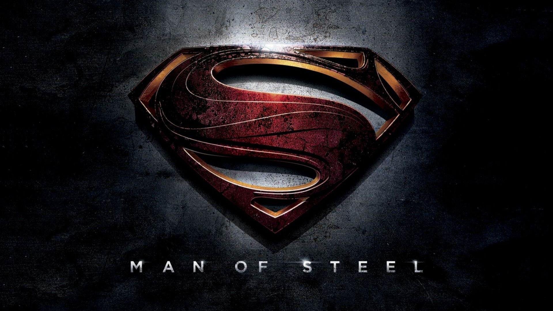 Logo Superman Man of Steel, 1920x1080 Full HD, PC Desktop