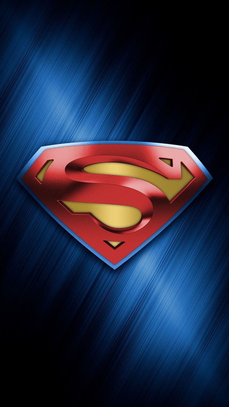 Logo Superman scudo rosso, 750x1334 Verticale, Mobile