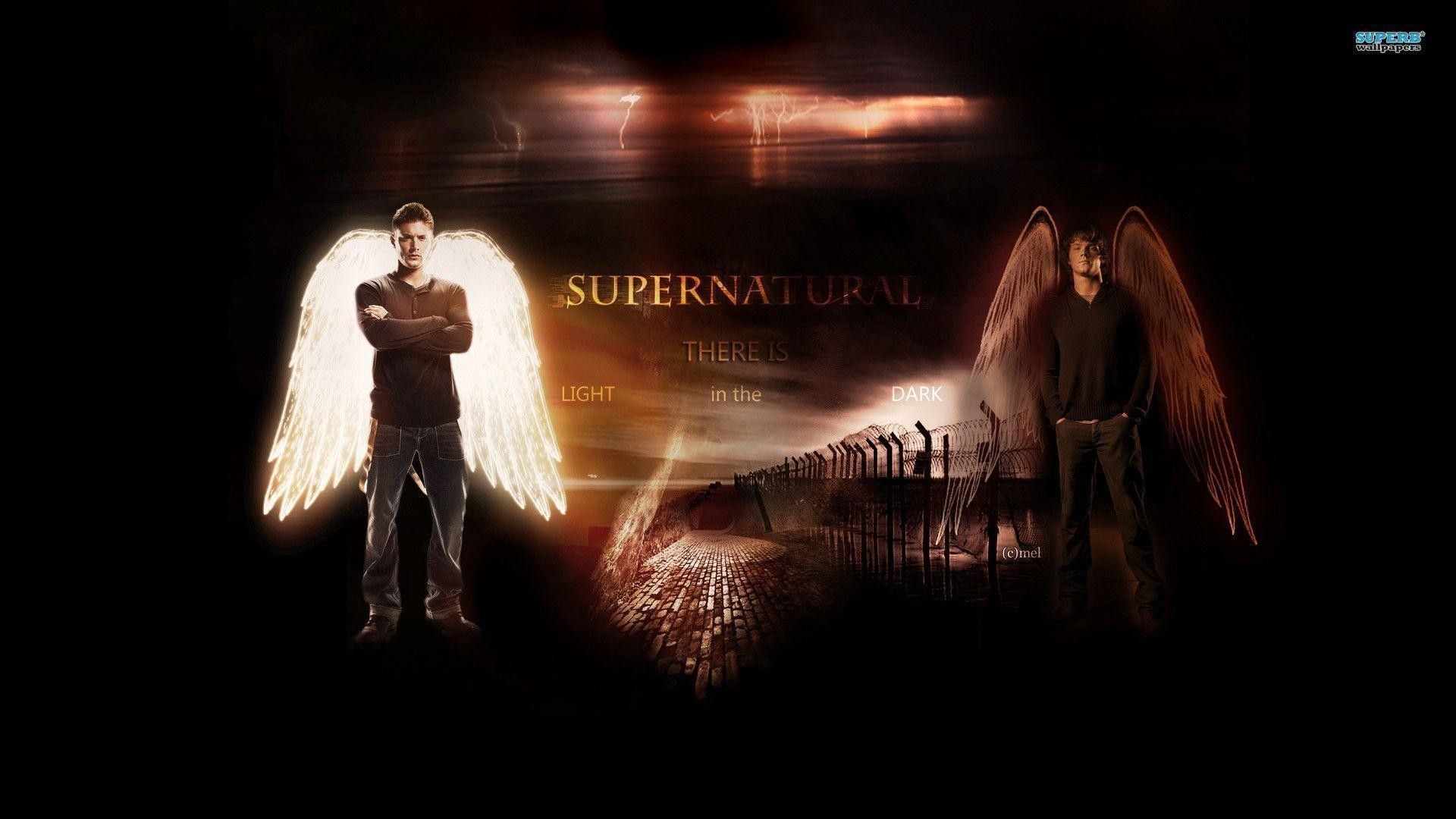 Supernatural angeli logo serie TV, 1920x1080 Full HD, PC