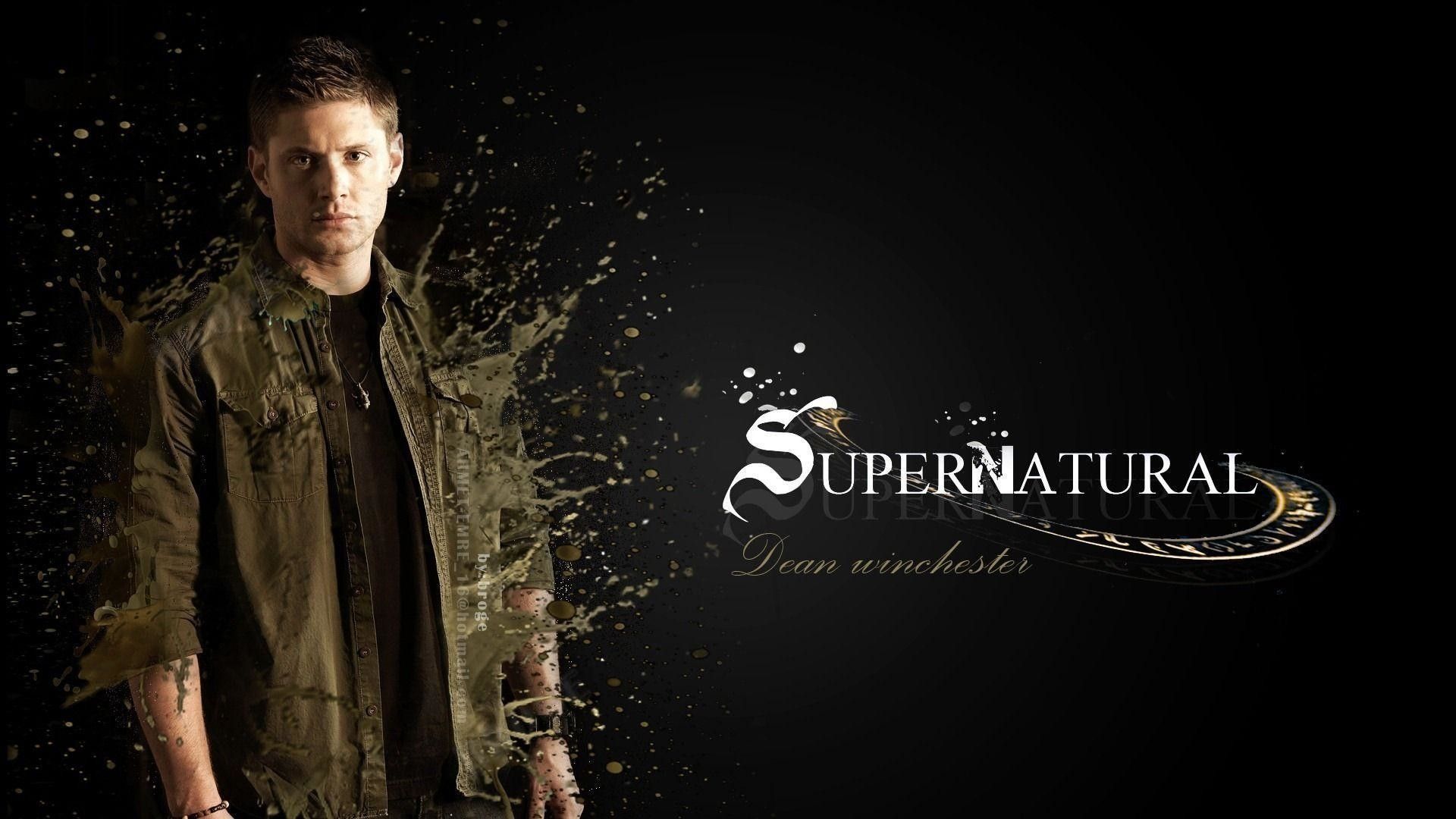 Dean Winchester Supernatural sfondo nero, 1920x1080 1080p, Desktop