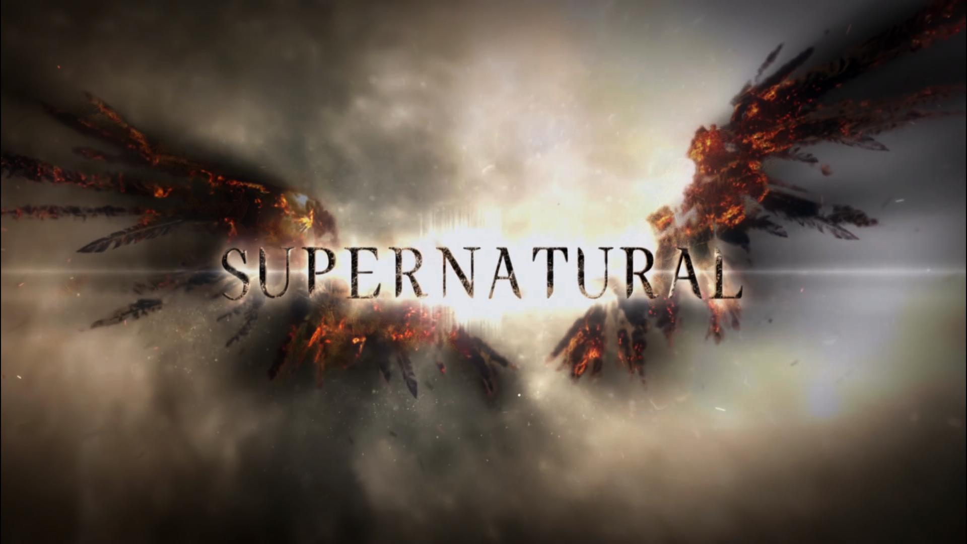 Logo Supernatural con ali scure, 1920x1080 1080p, PC Desktop