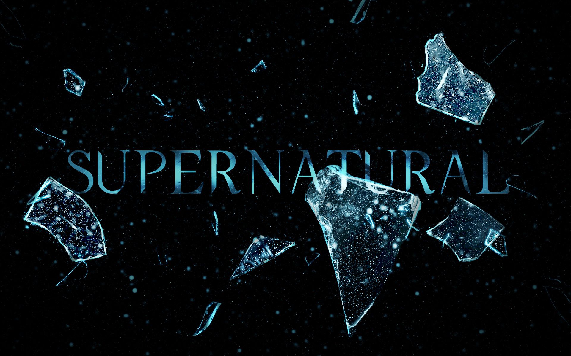 Logo Supernatural vetro rotto, 1920x1200 WUXGA, PC
