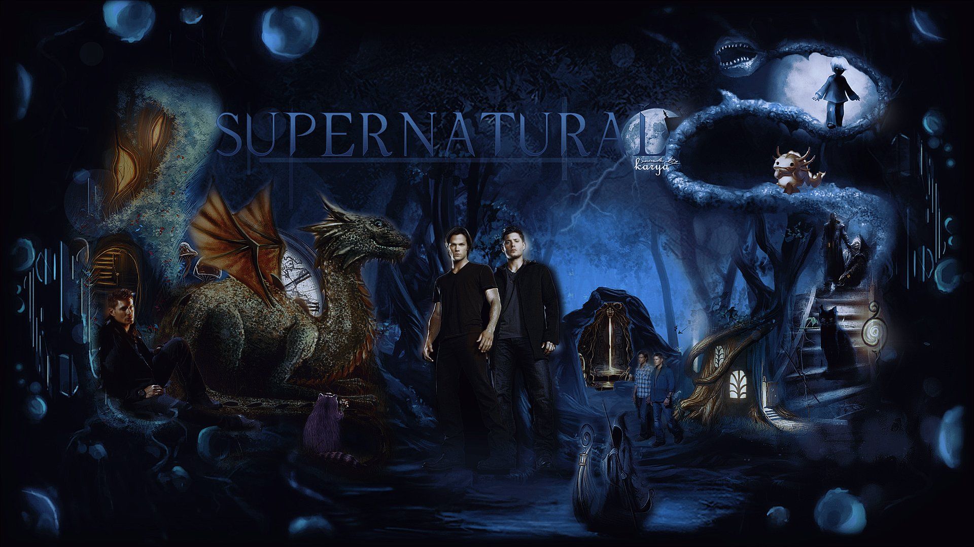 Supernatural personaggi e creature notturne, 1920x1080 1080p, Monitor Gaming