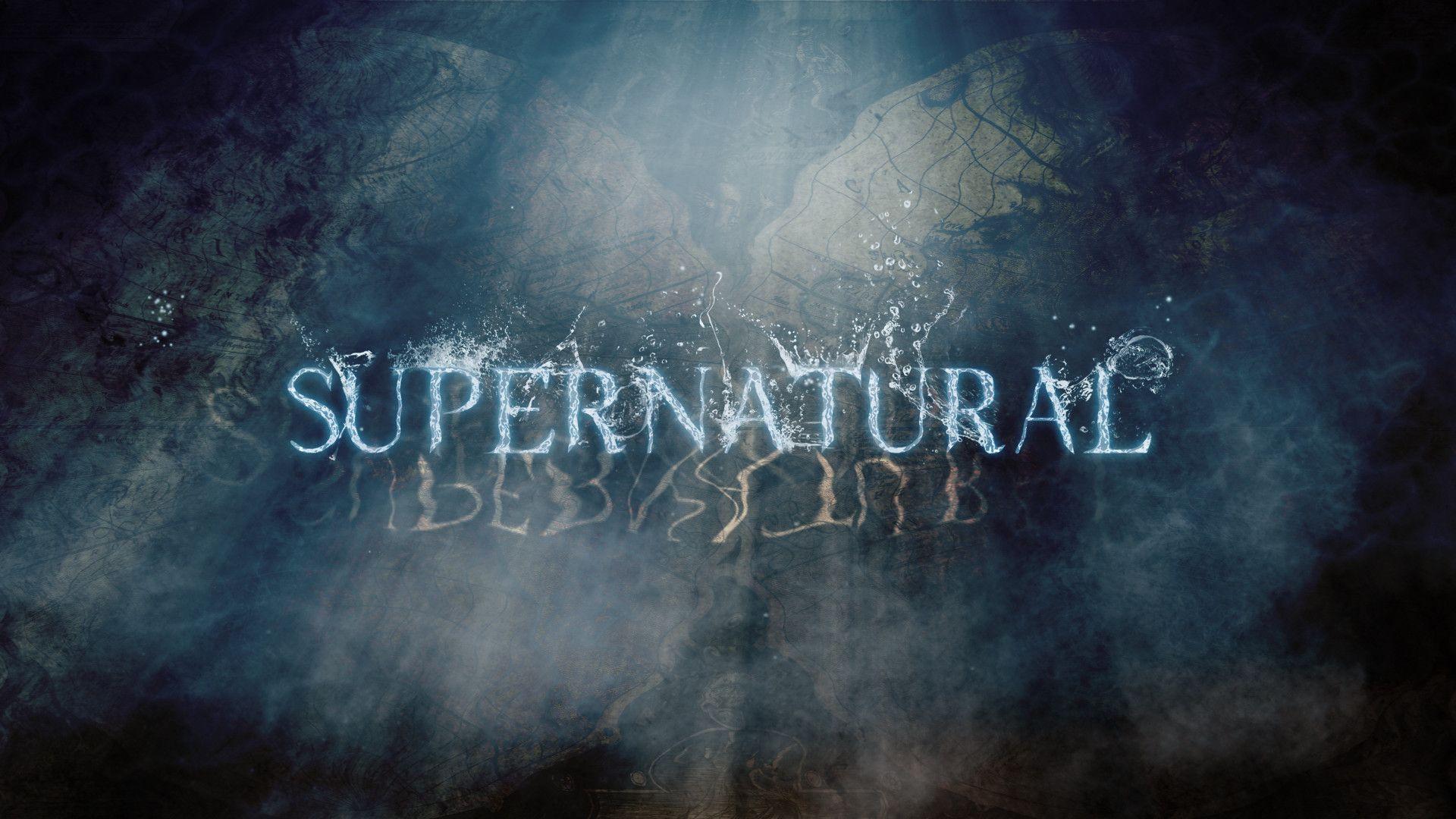 Logo Supernatural testo blu, 1920x1080 Full HD 1080p, PC Desktop