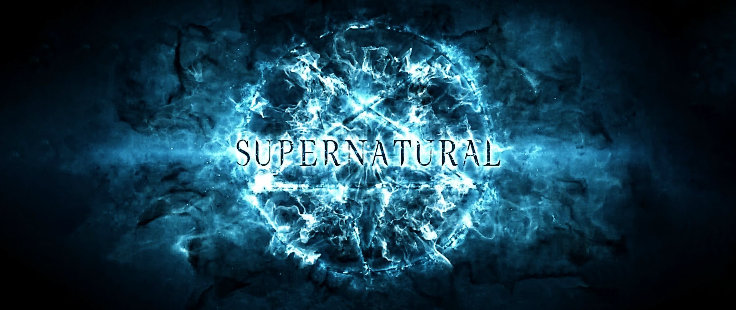 Supernatural title card blu, 2560x1080 21:9, Monitor Gaming