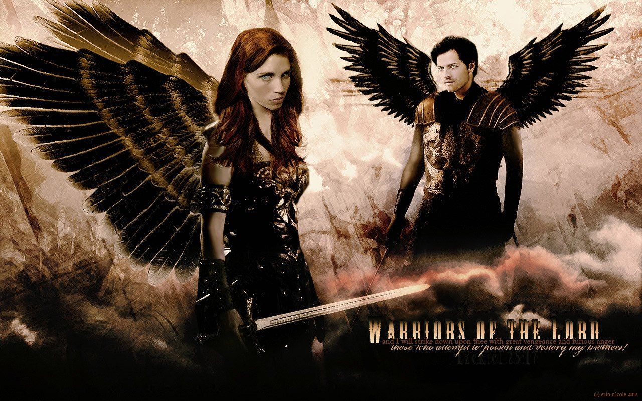 Angeli con ali nere Supernatural, 1280x800 HD, Desktop