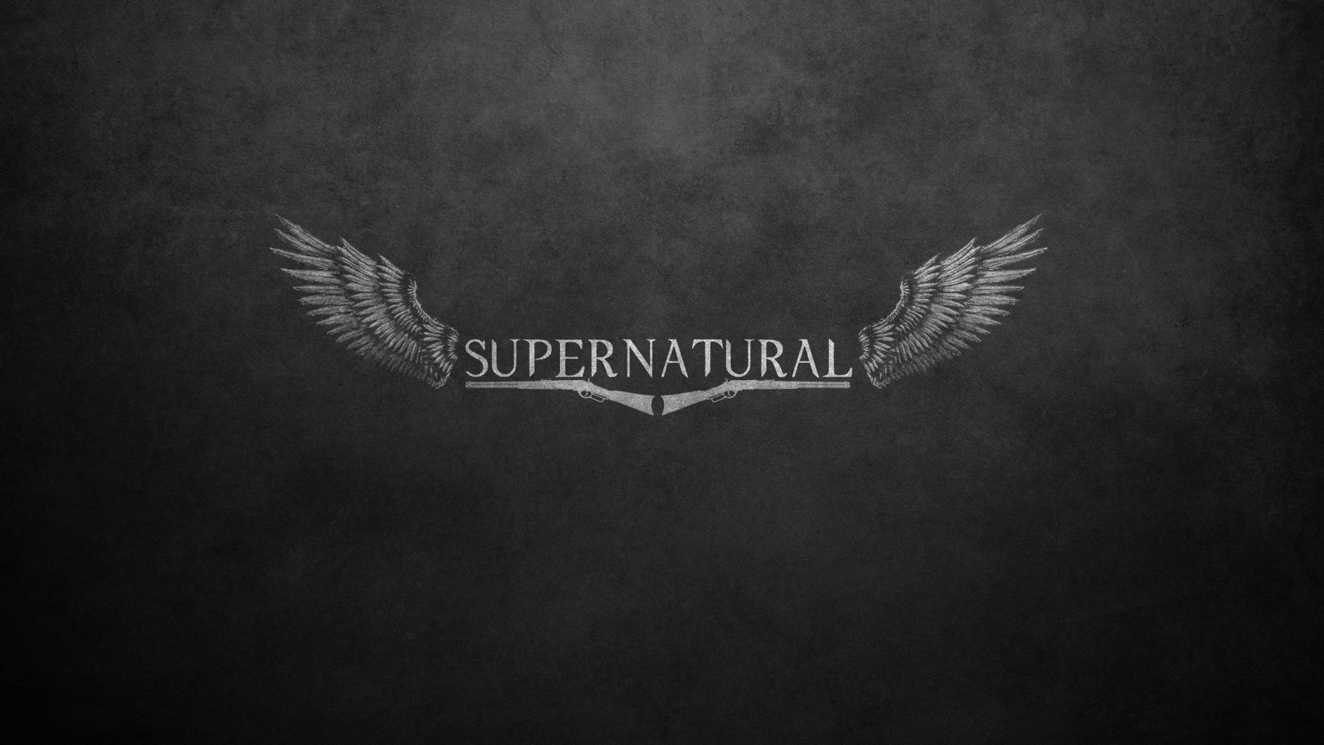 Logo Supernatural con ali grigie, 1920x1080 Full HD 1080p, Desktop