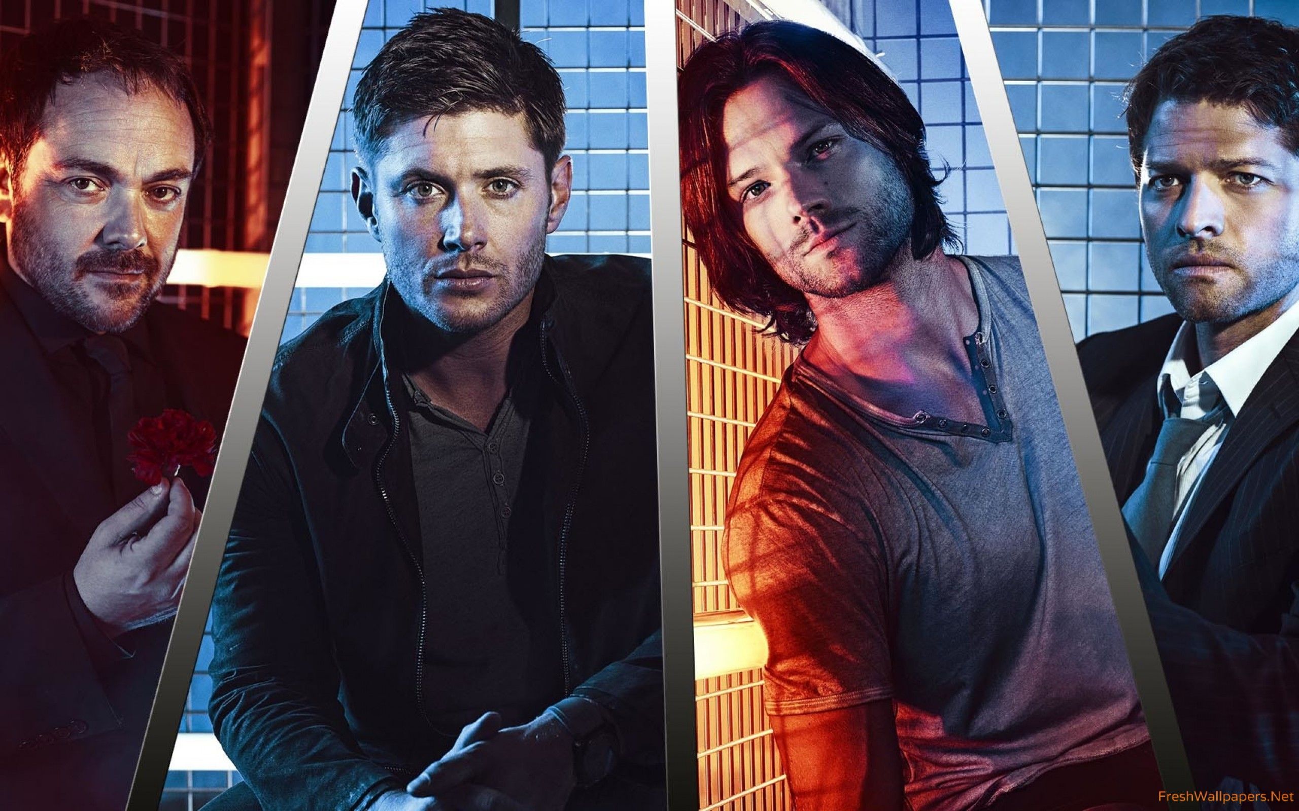 Supernatural personaggi Dean Sam Castiel, 2560x1600 2K, PC Desktop