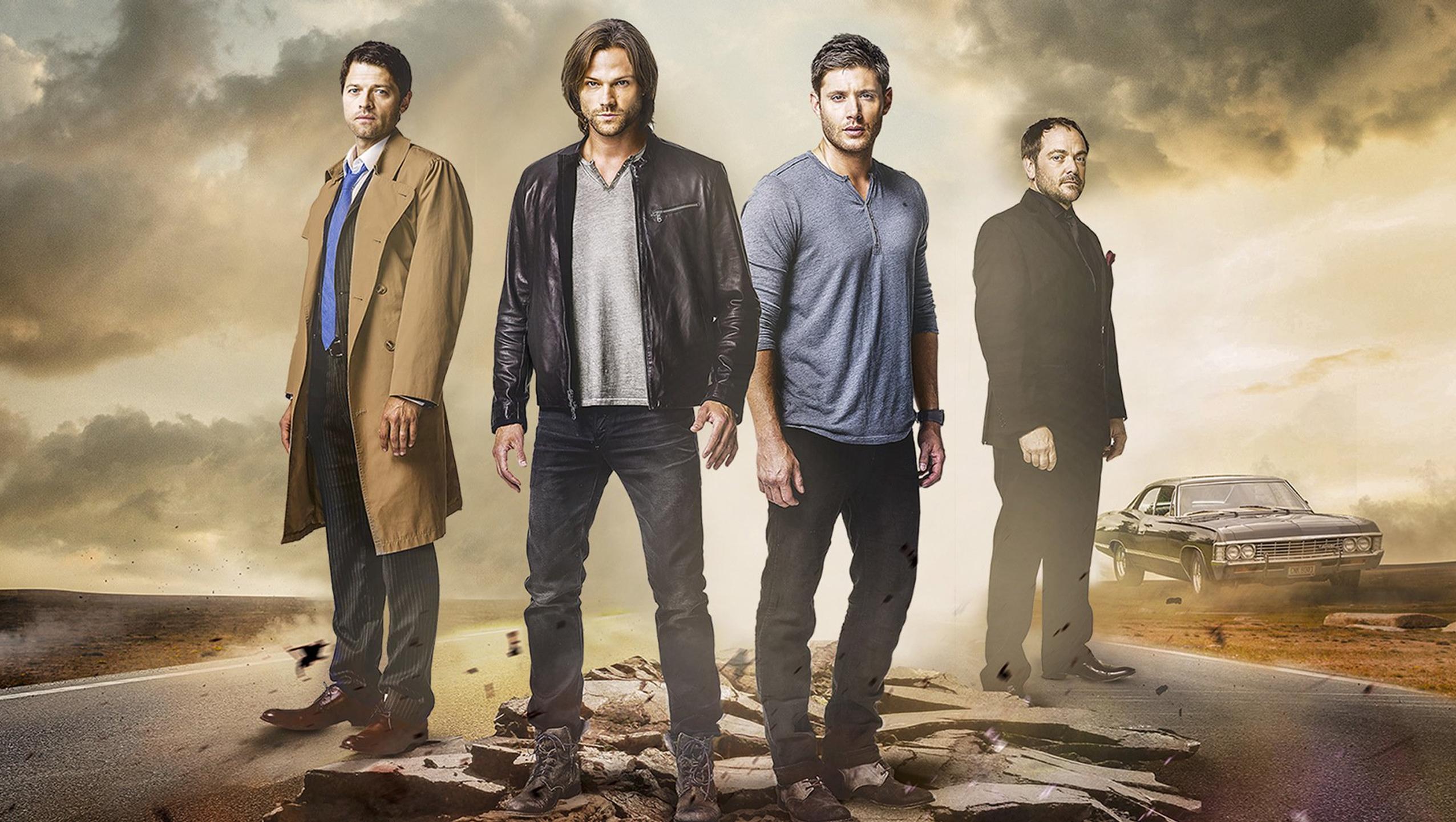 Supernatural personaggi strada deserta, 2552x1442 2K, PC