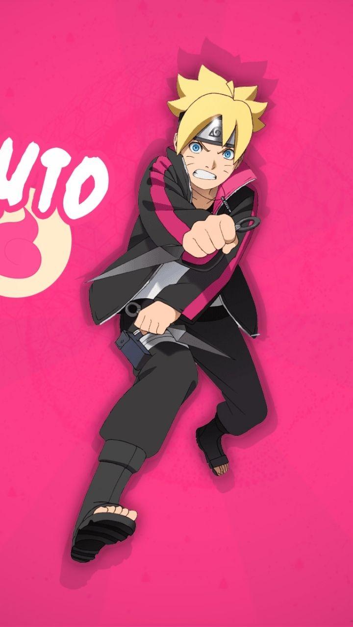 Boruto Naruto sfondo rosa, Konoha, 720x1280 Full HD Verticale, Smartphone