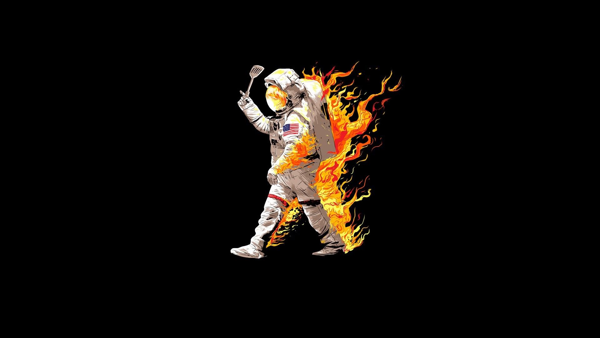 Astronauta con effetto glitch arcobaleno, 1920x1200 Full HD+, PC