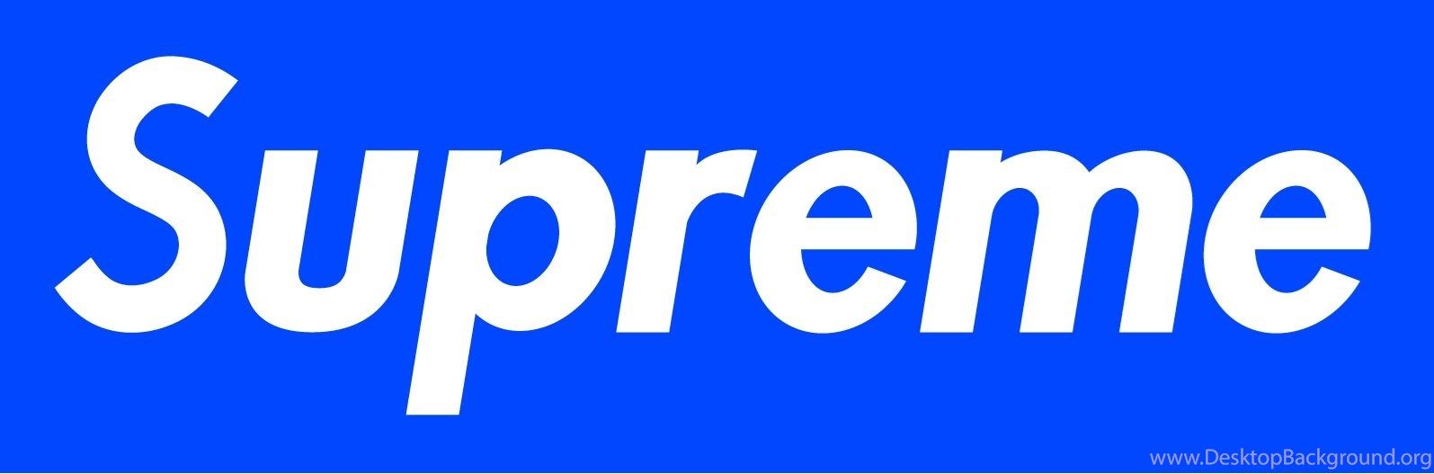 Logo Supreme blu, 1595x527 21:9, Ultrawide
