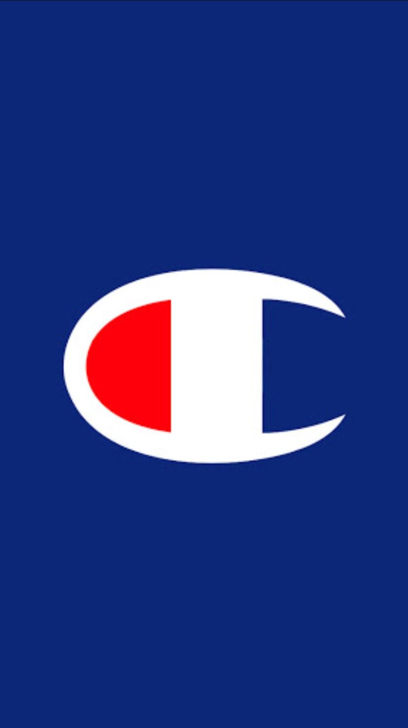 Logo Champion su blu, 829x1477 Full HD Verticale, iPhone