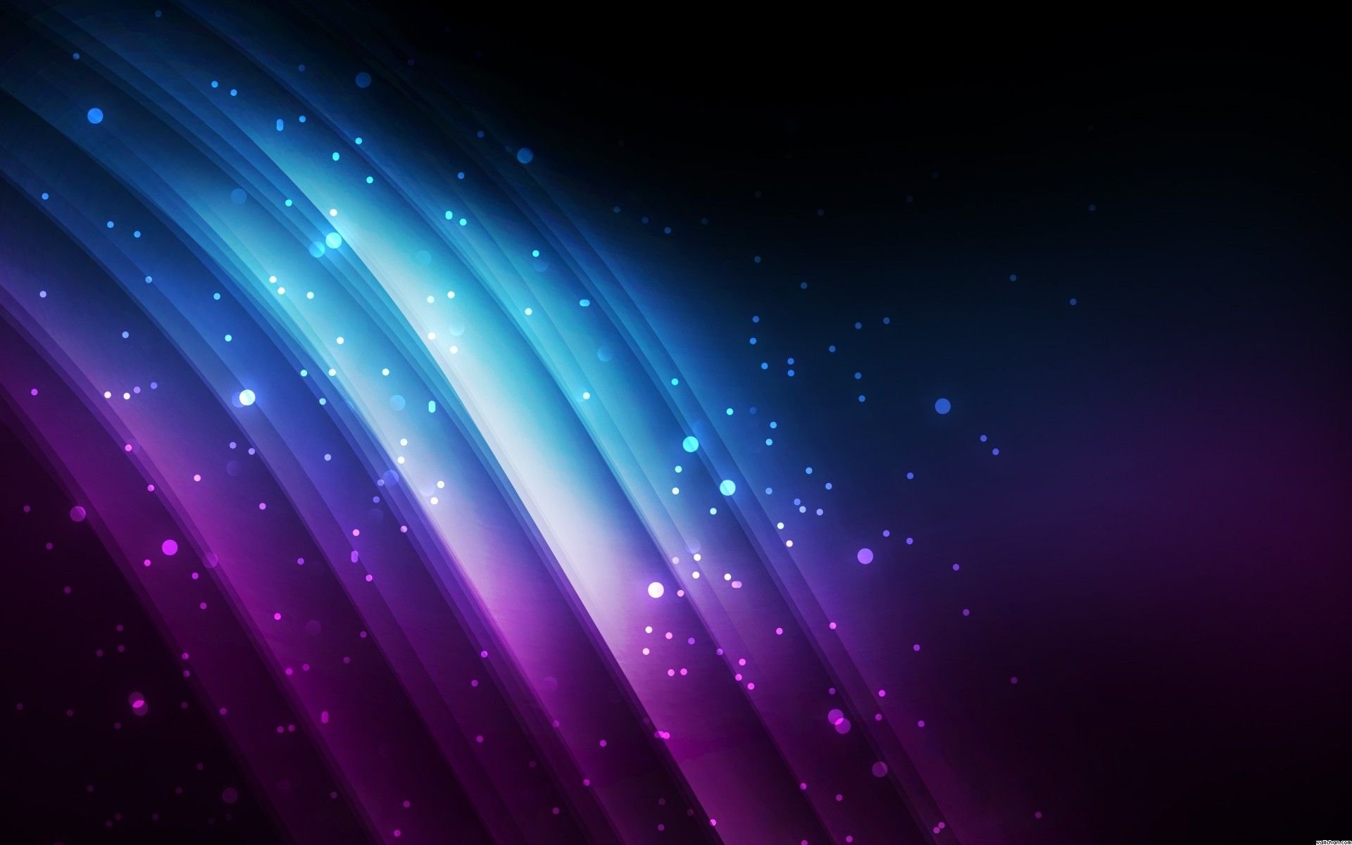 Onde astratte blu viola, 1920x1200 Full HD+ WUXGA, Laptop