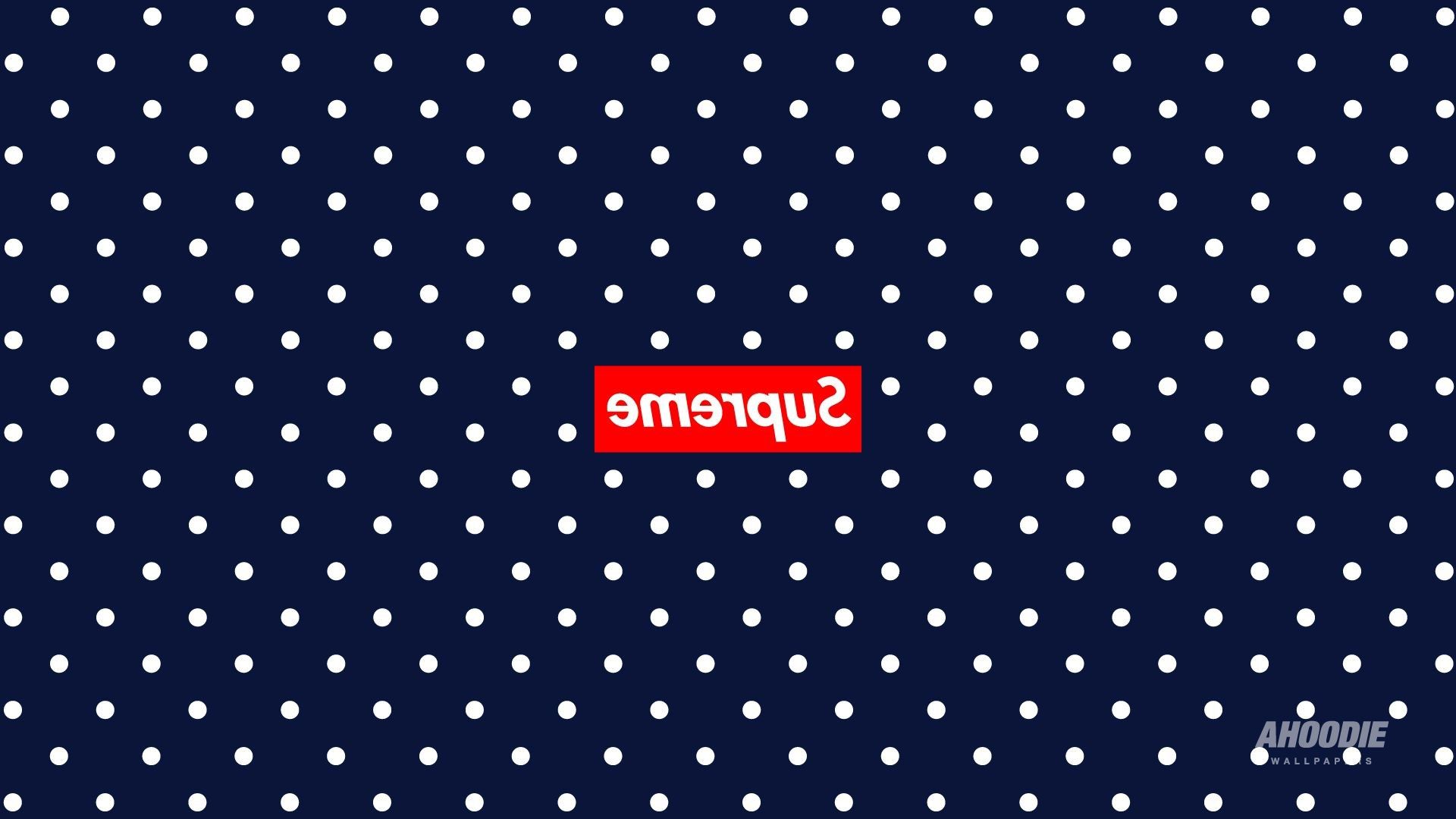 Logo Supreme pois blu, 1920x1080 Full HD 1080p, PC Desktop