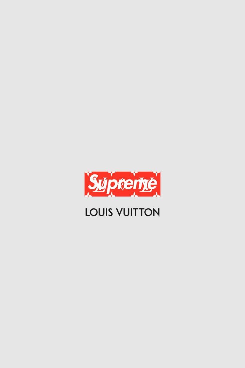 Logo Supreme Louis Vuitton, moda di lusso, 820x1230 Full HD Verticale, iPhone
