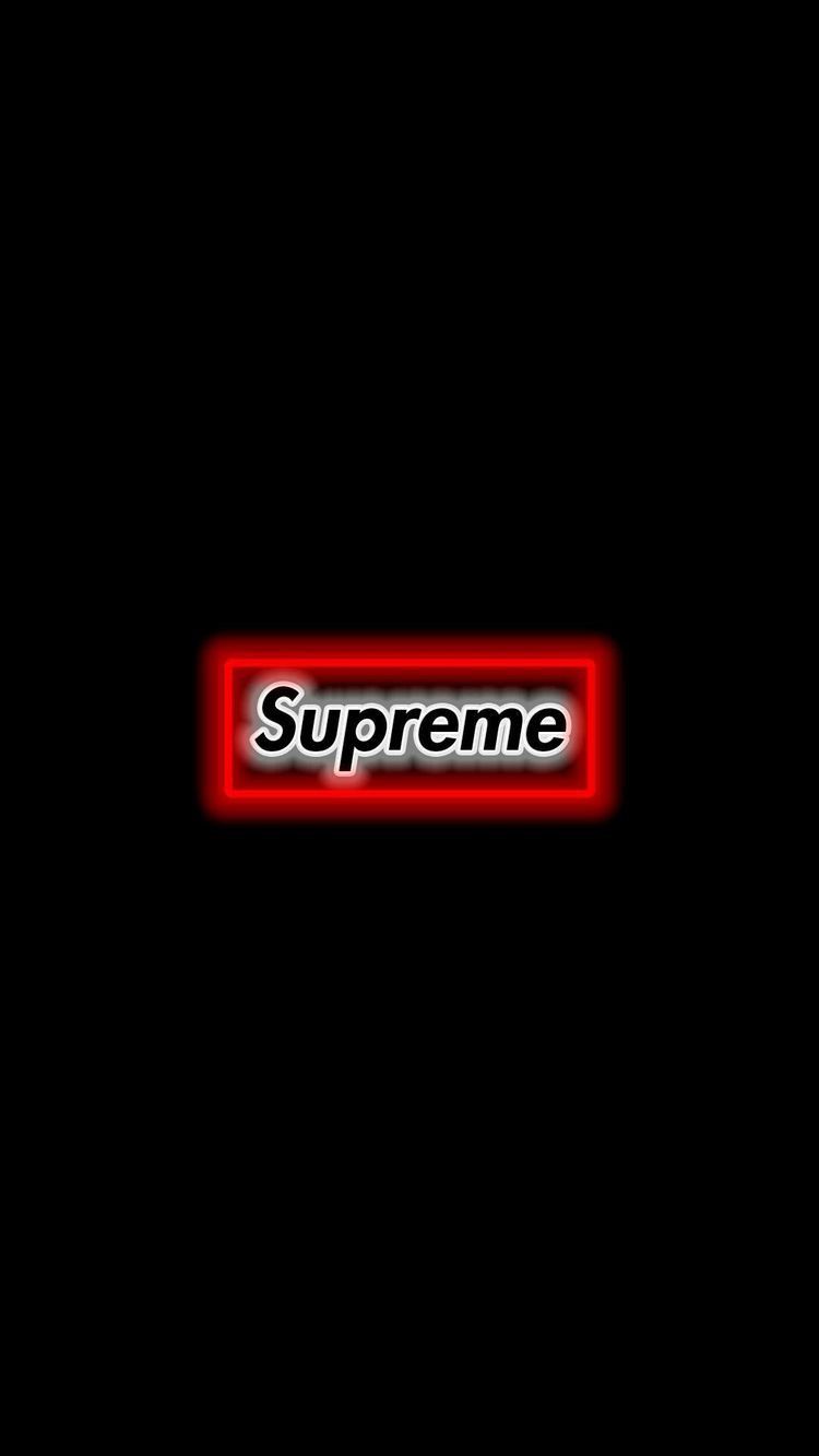 Logo Supreme box rosso, 750x1333 Verticale, Mobile