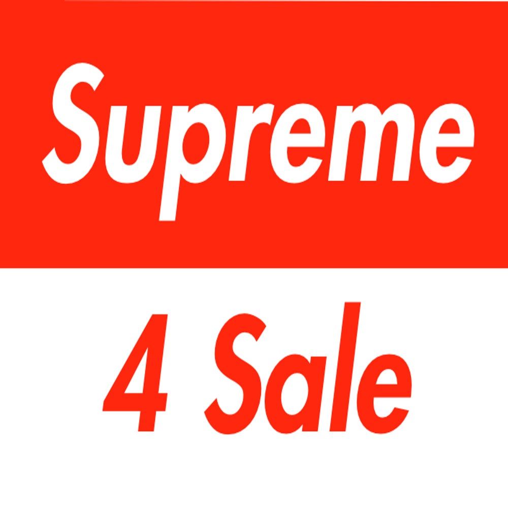 Supreme box logo rosso, 1000x1000 HD, PC Desktop