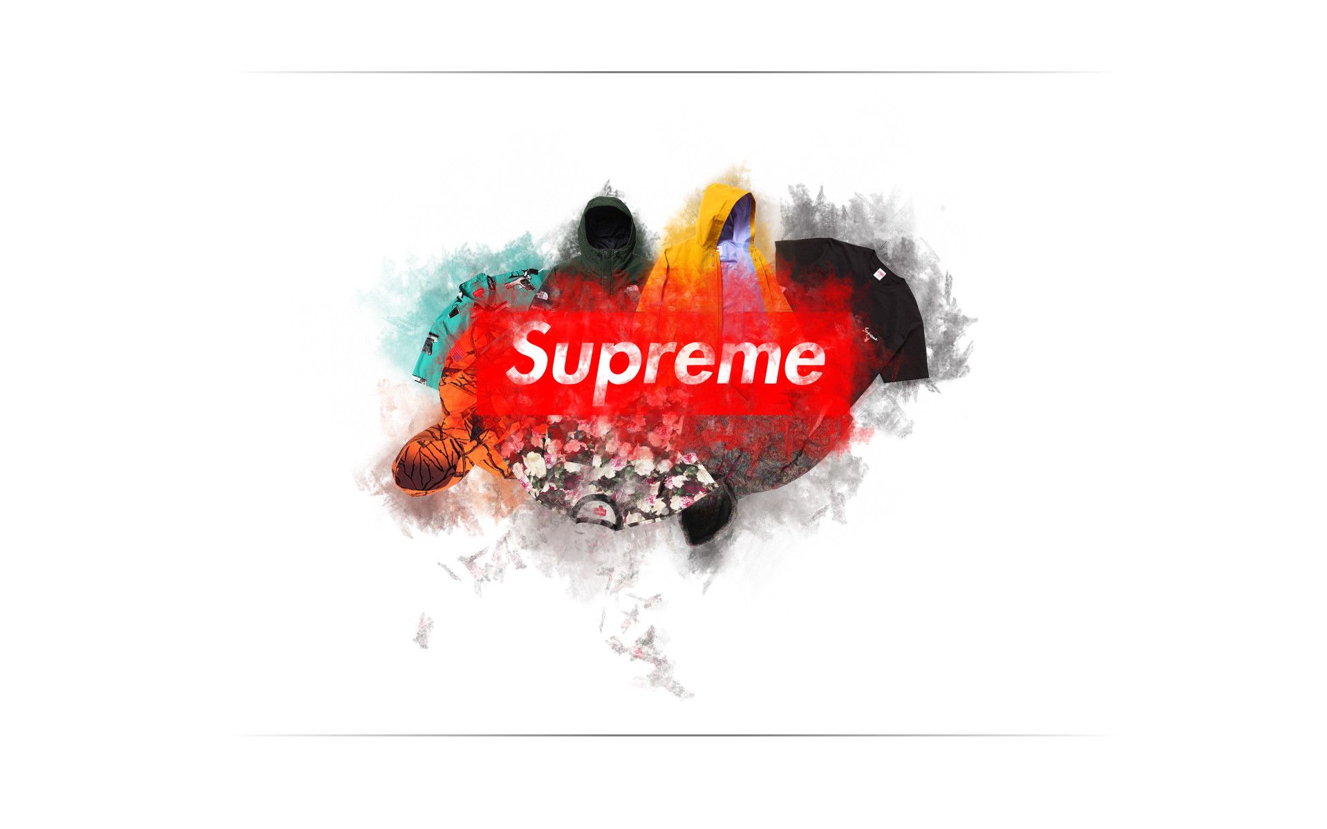 Toppa logo Supreme nera, 1200x1200 HD, Desktop